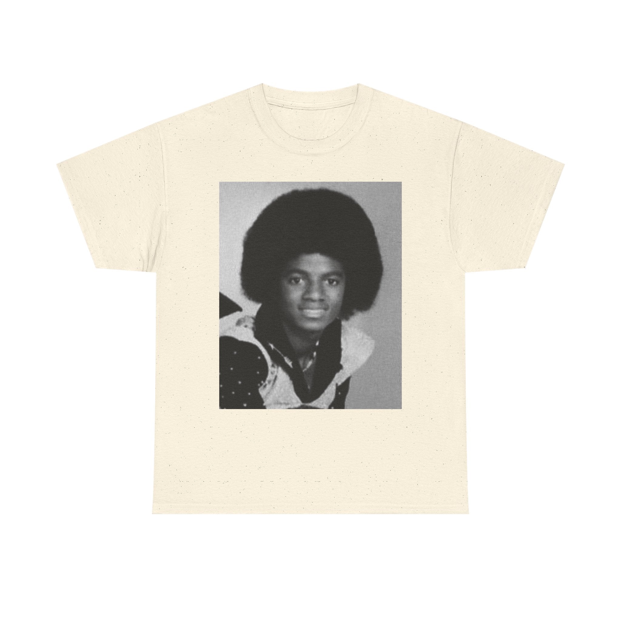 Graphic Tee — Retro Portrait Front with Black Power Fist Back