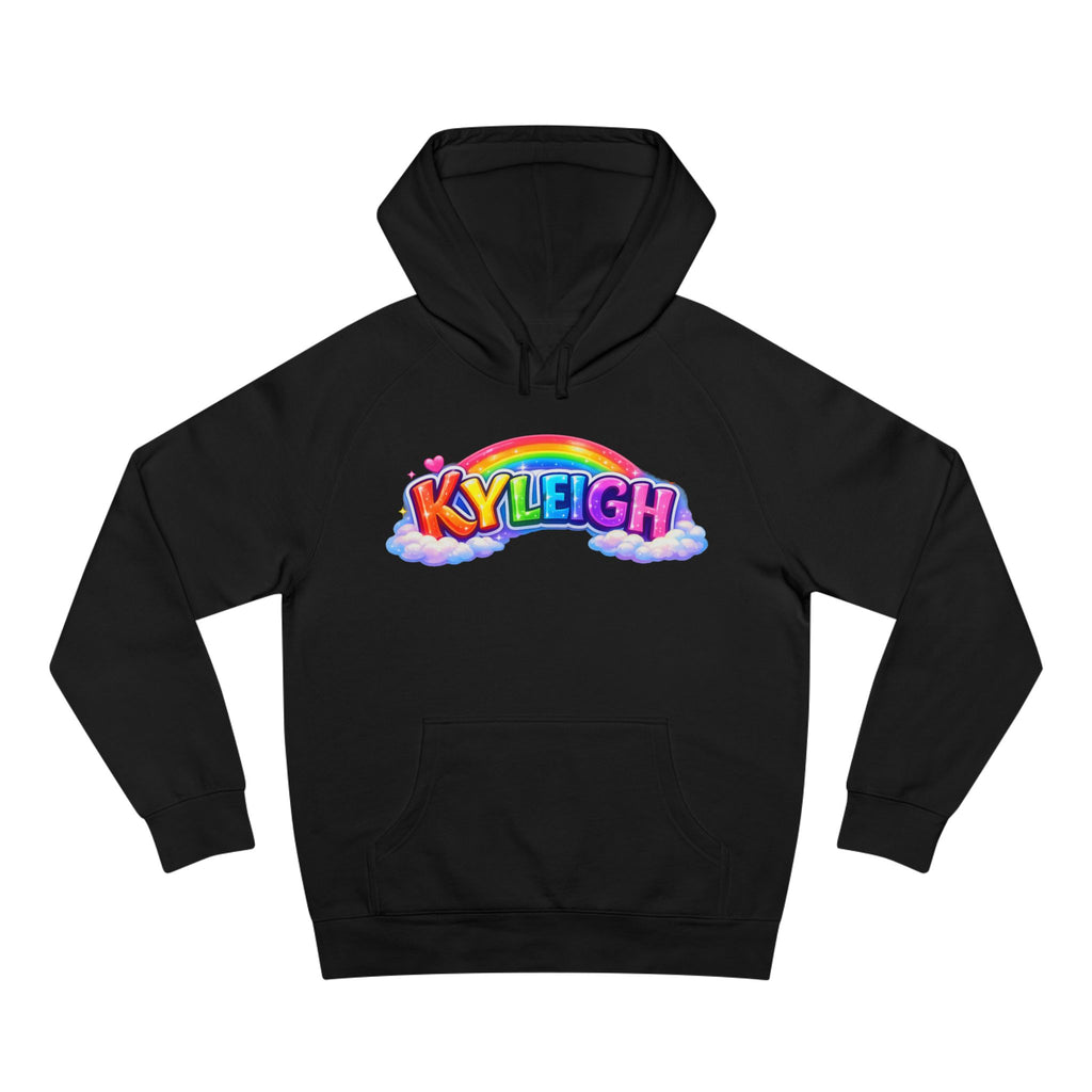 KYLIEGH Rainbow Pony Hoodie — Personalized Cute Unicorn Graphic Pullover