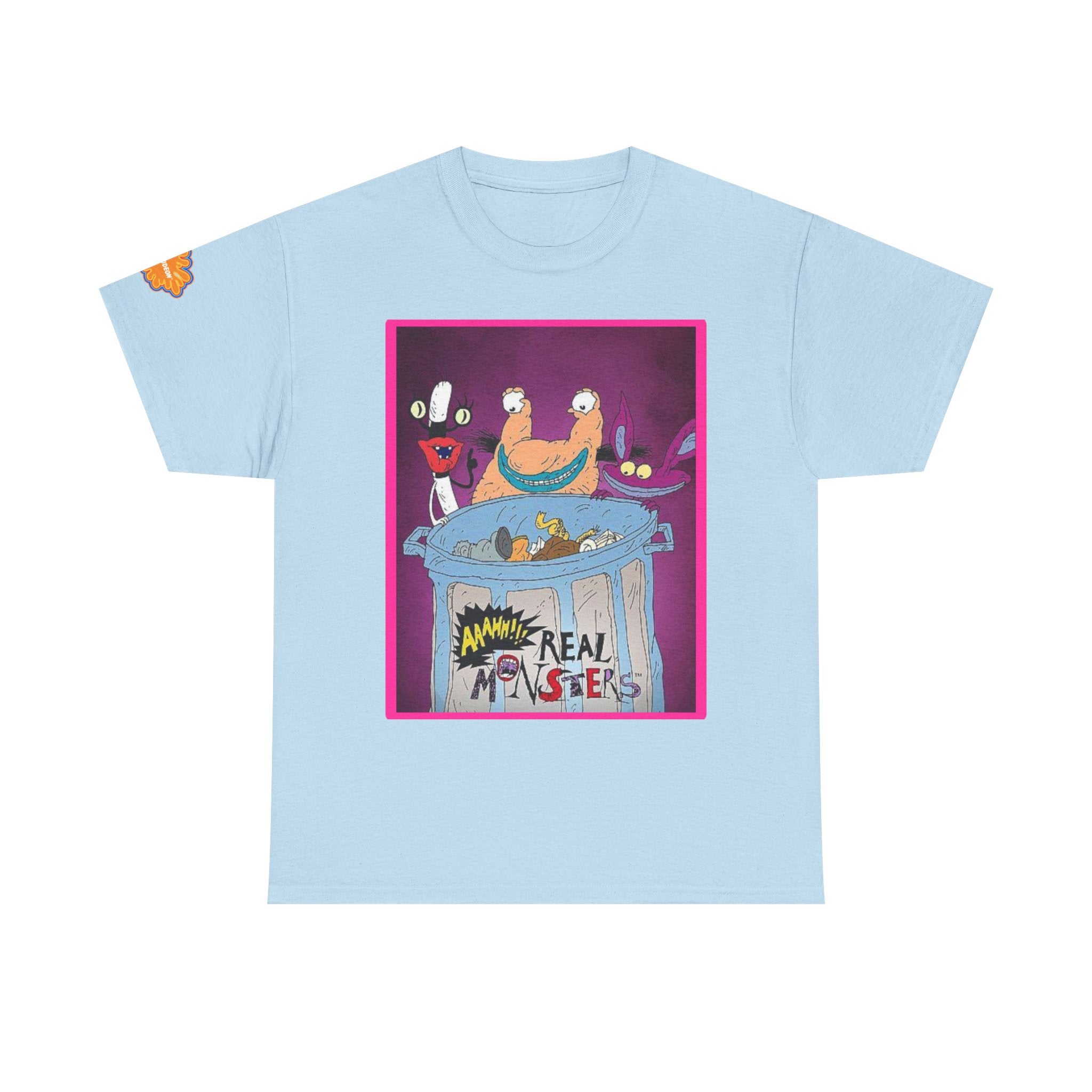 Real Monsters Vintage Cartoon T-Shirt — Nickelodeon Rugrats Crew Tee