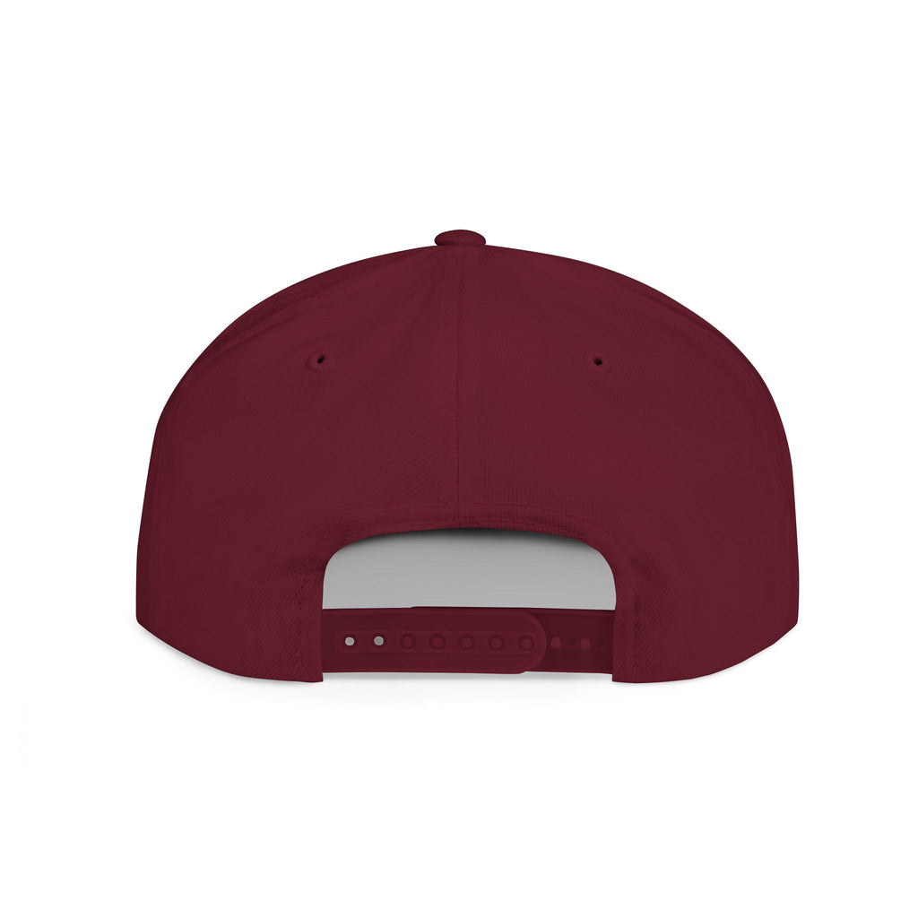Copy of Reggae Vibes Flat Bill Snapback Hat — Colorful Rasta Music Patch