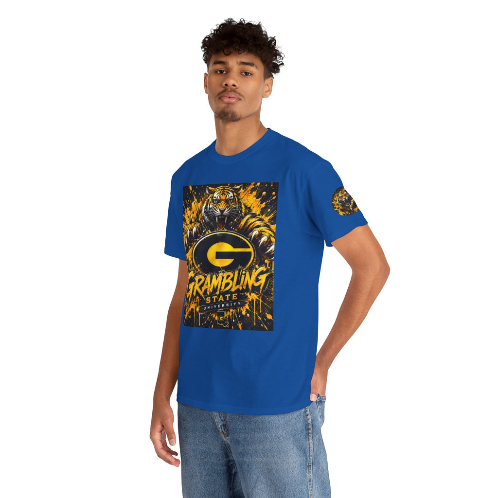 Grambling State Tigers T-Shirt — Roaring Tiger Logo College Tee