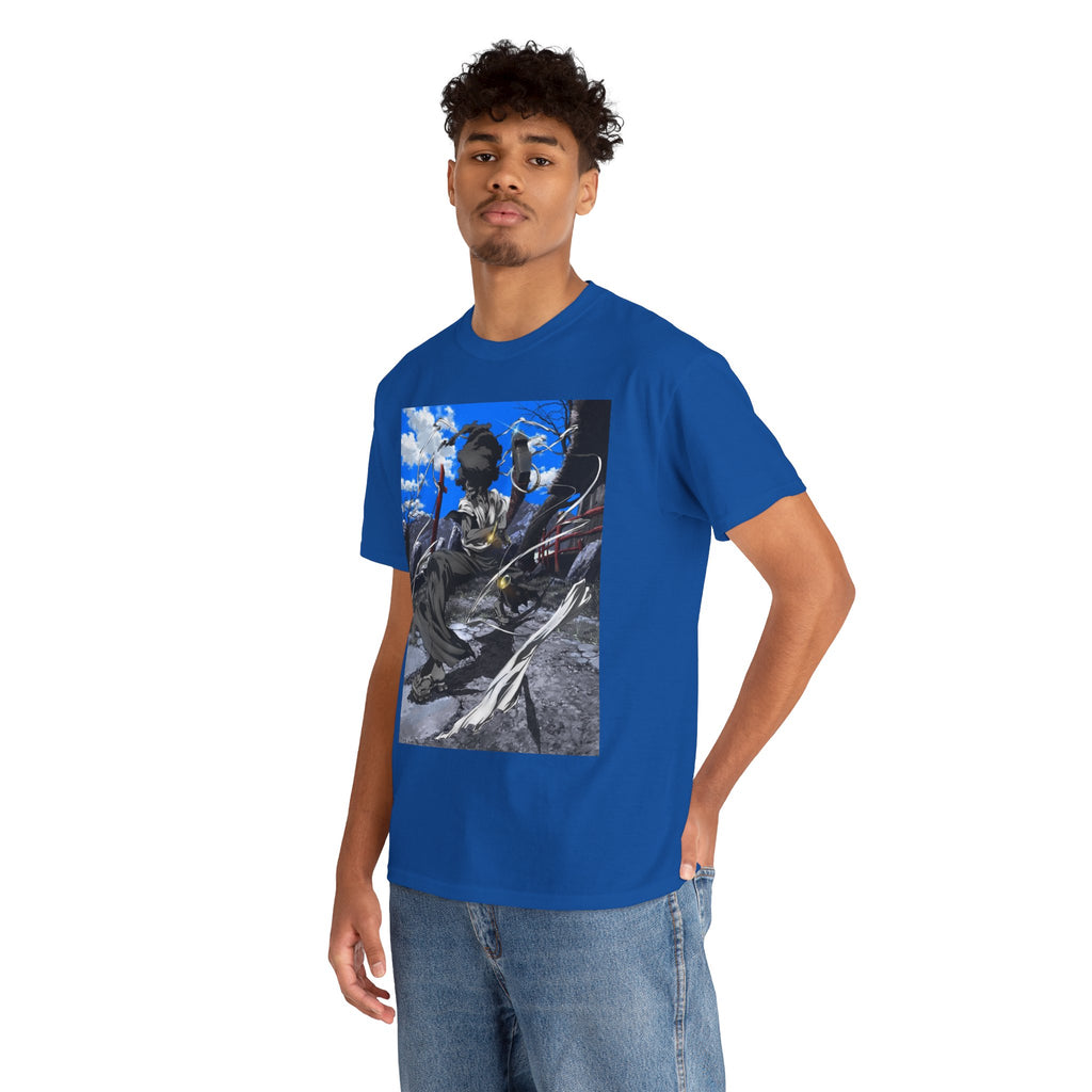 Afro Samurai Graphic Tee — Anime Streetwear T‑Shirt
