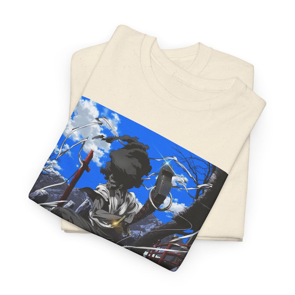 Afro Samurai Graphic Tee — Anime Streetwear T‑Shirt