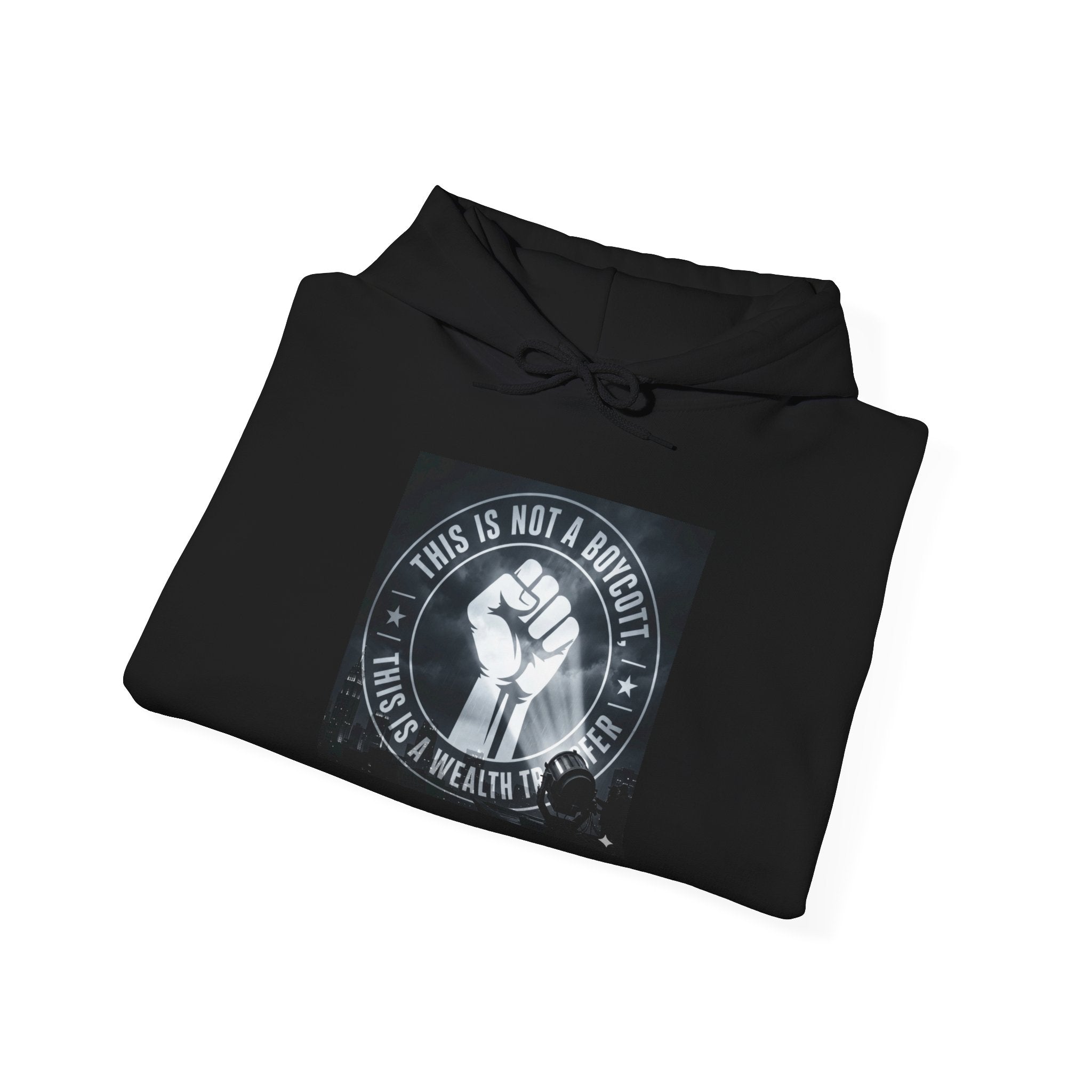 Hoodie — "This Is Not a Moment" Raised Fist Social Justice Pullover