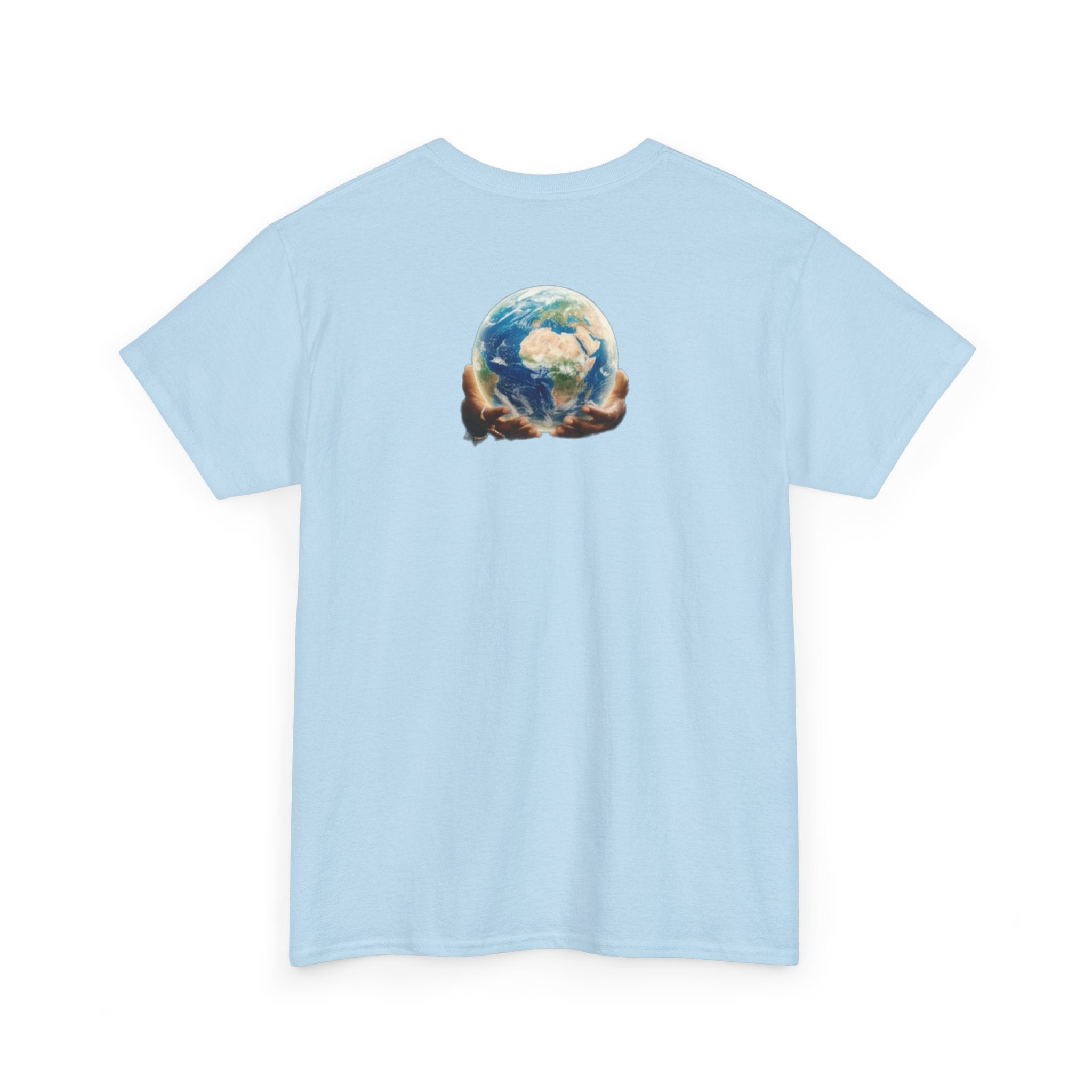 Cosmic Guardian Tee — Earth Mother Spiritual Graphic T-Shirt