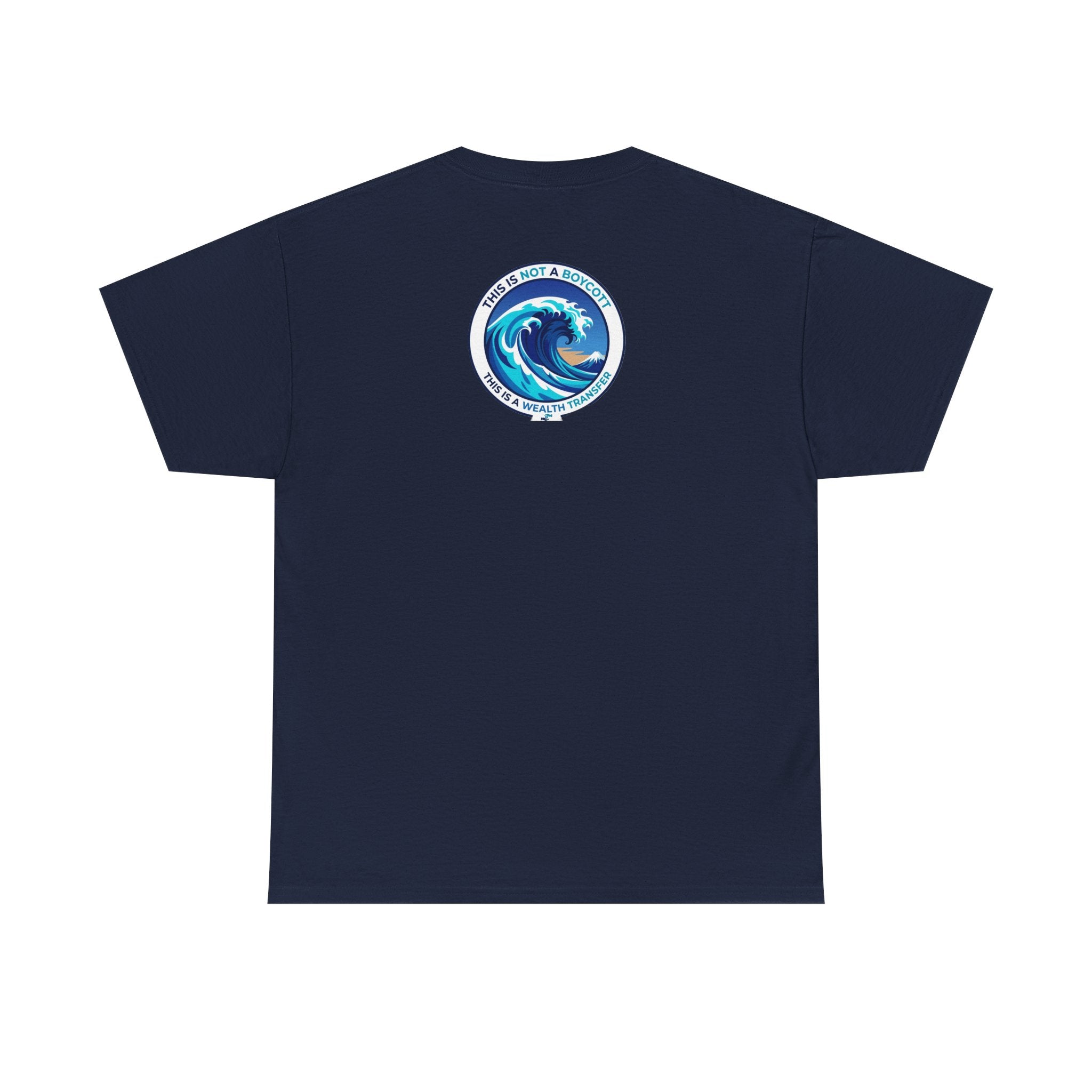 T-Shirt — Coastal Wave Graphic Tee (Ocean Sunset Wave Art)