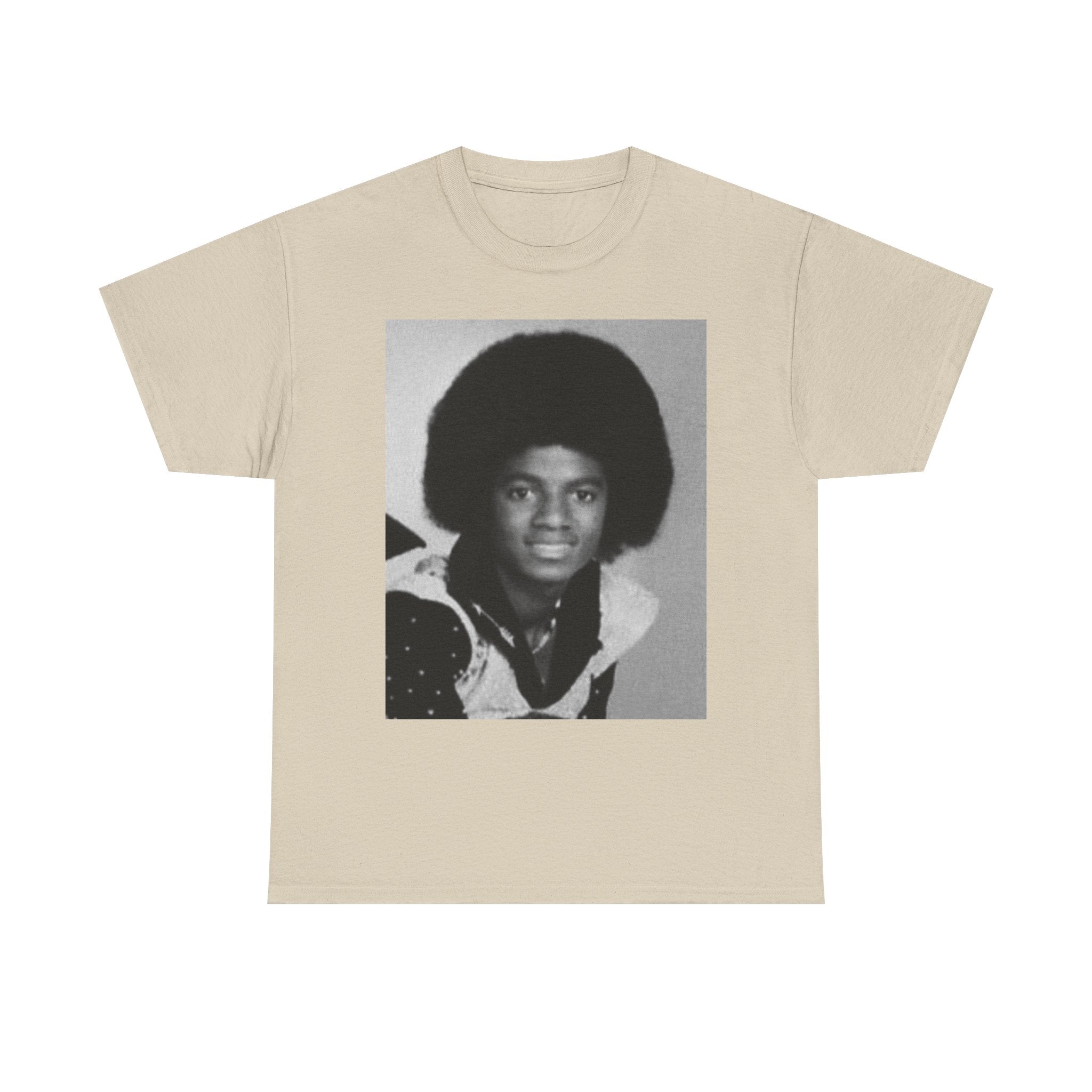 Graphic Tee — Retro Portrait Front with Black Power Fist Back