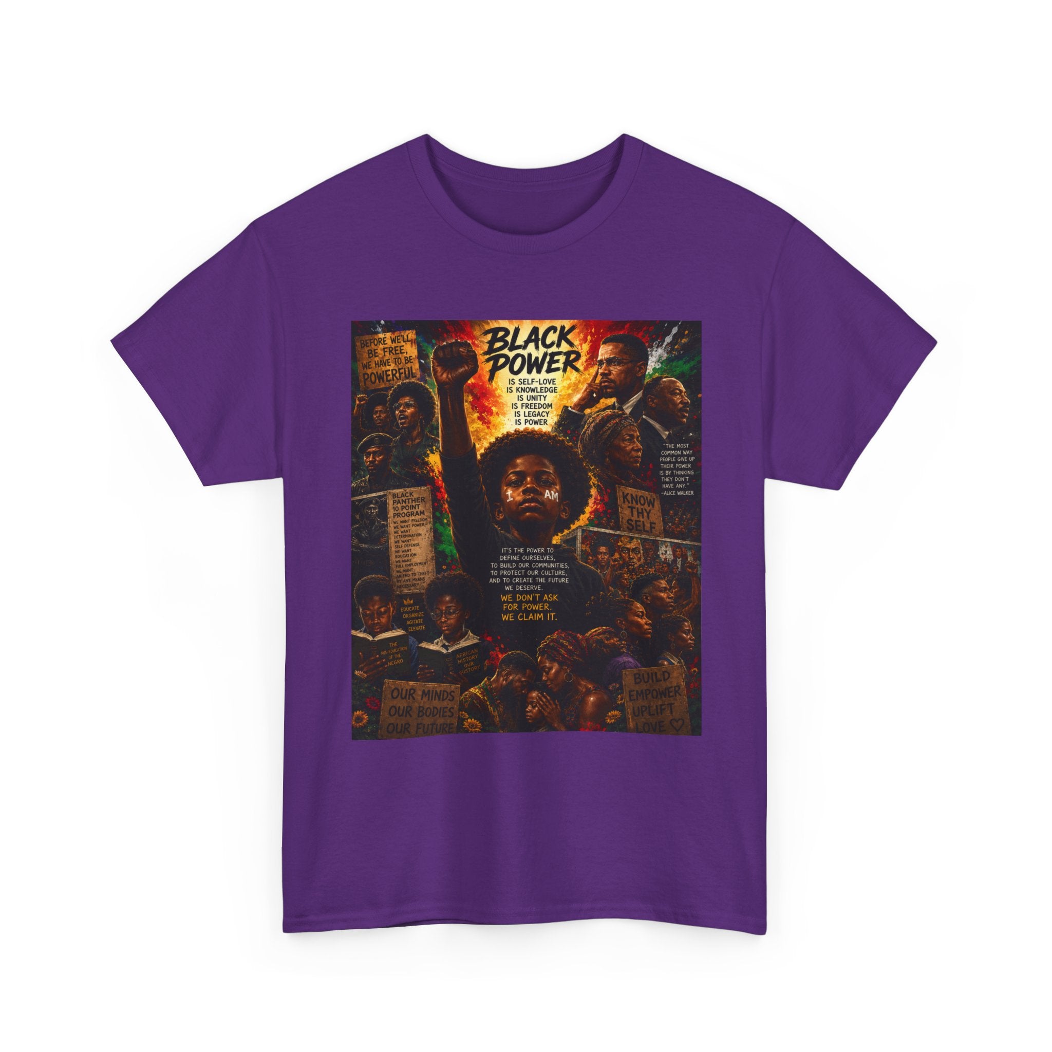 Black Power T‑Shirt — 'This Is Not A Boycott, This Is A Wealth Transfer' Protest Tee