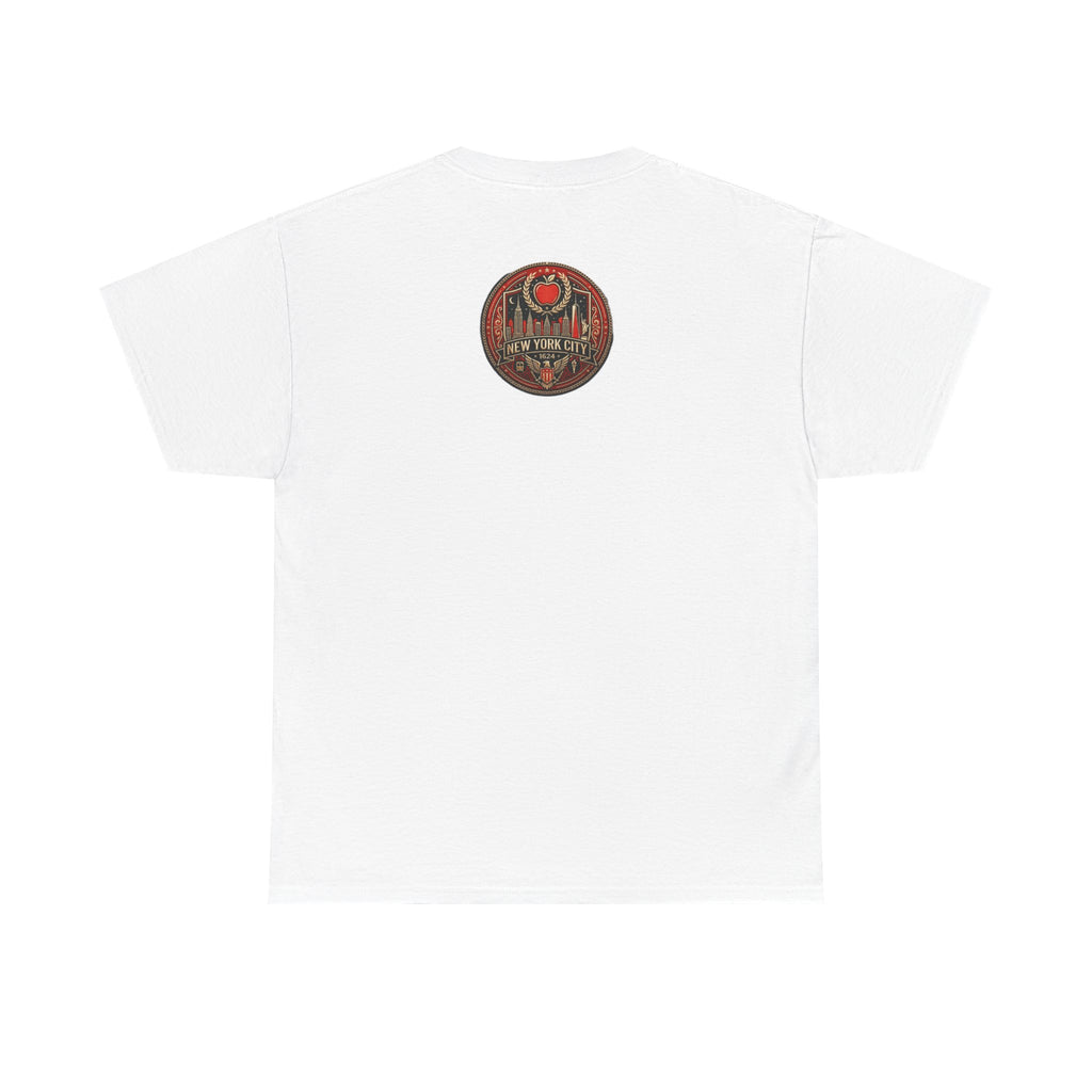Vintage Crown Portrait Tee — Retro Hip-Hop Photo Graphic T-Shirt