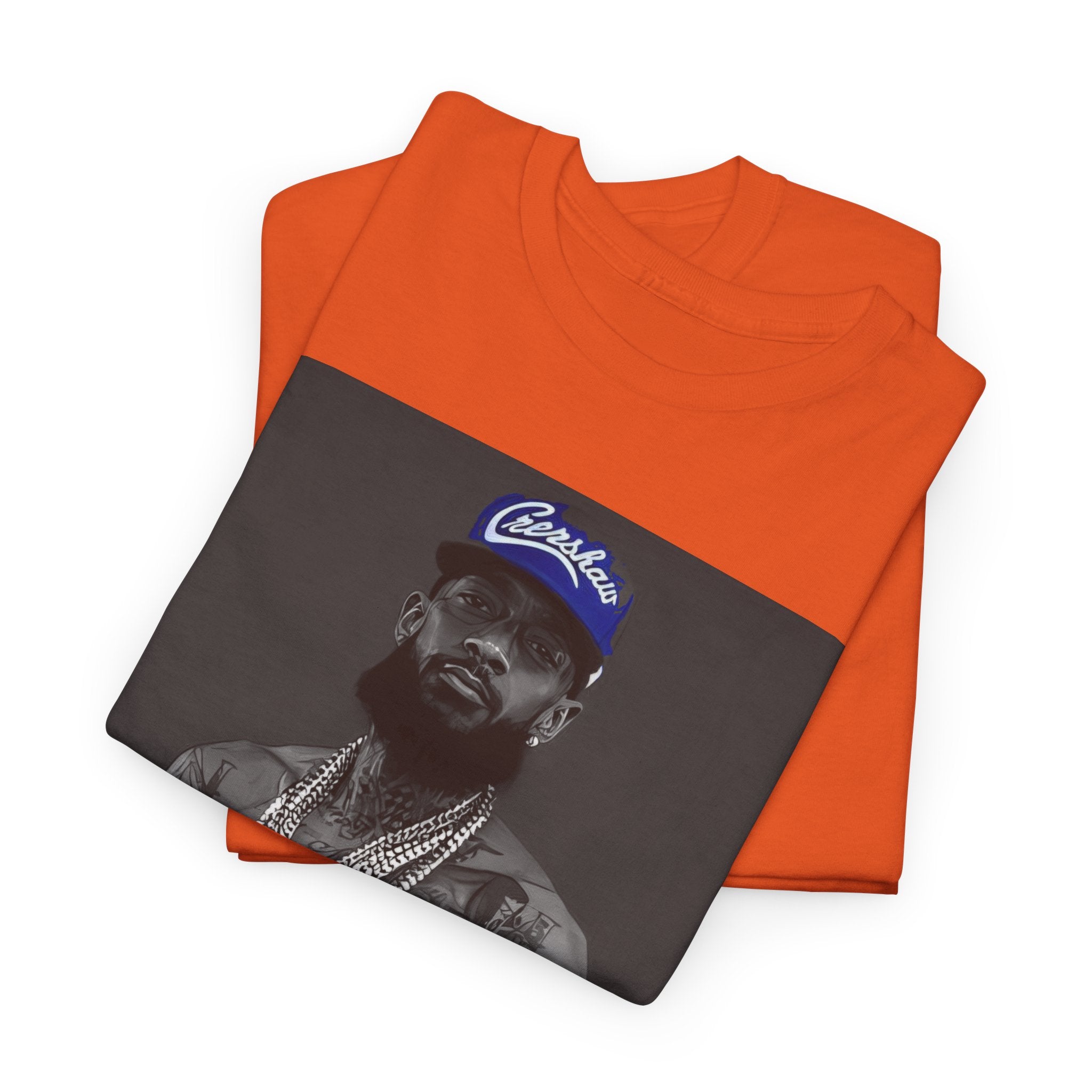 Iconic Rap Legend Photo Tee — Los Angeles Cap Graphic