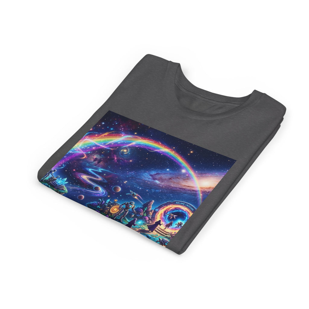 Galaxy Fantasy Youth Tee — Floating Islands, Robots & Magic Portals