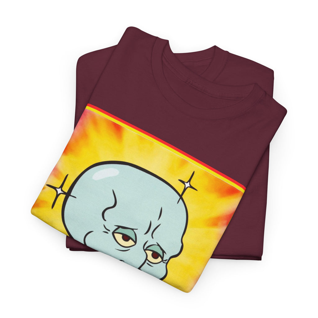 Handsome Squidward Portrait T‑Shirt — Retro Nickelodeon Graphic Tee