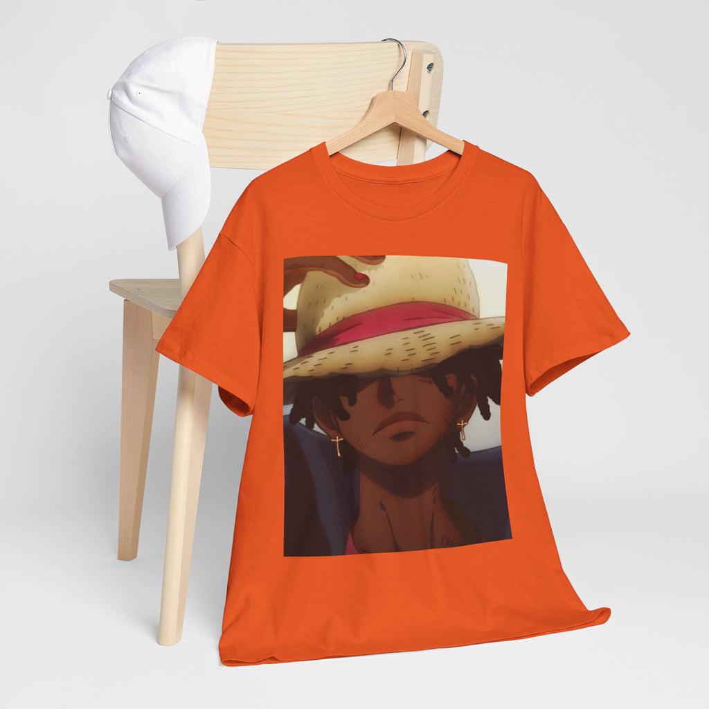 One Piece Luffy Straw Hat T‑Shirt — Anime Pirate Crew Graphic Tee