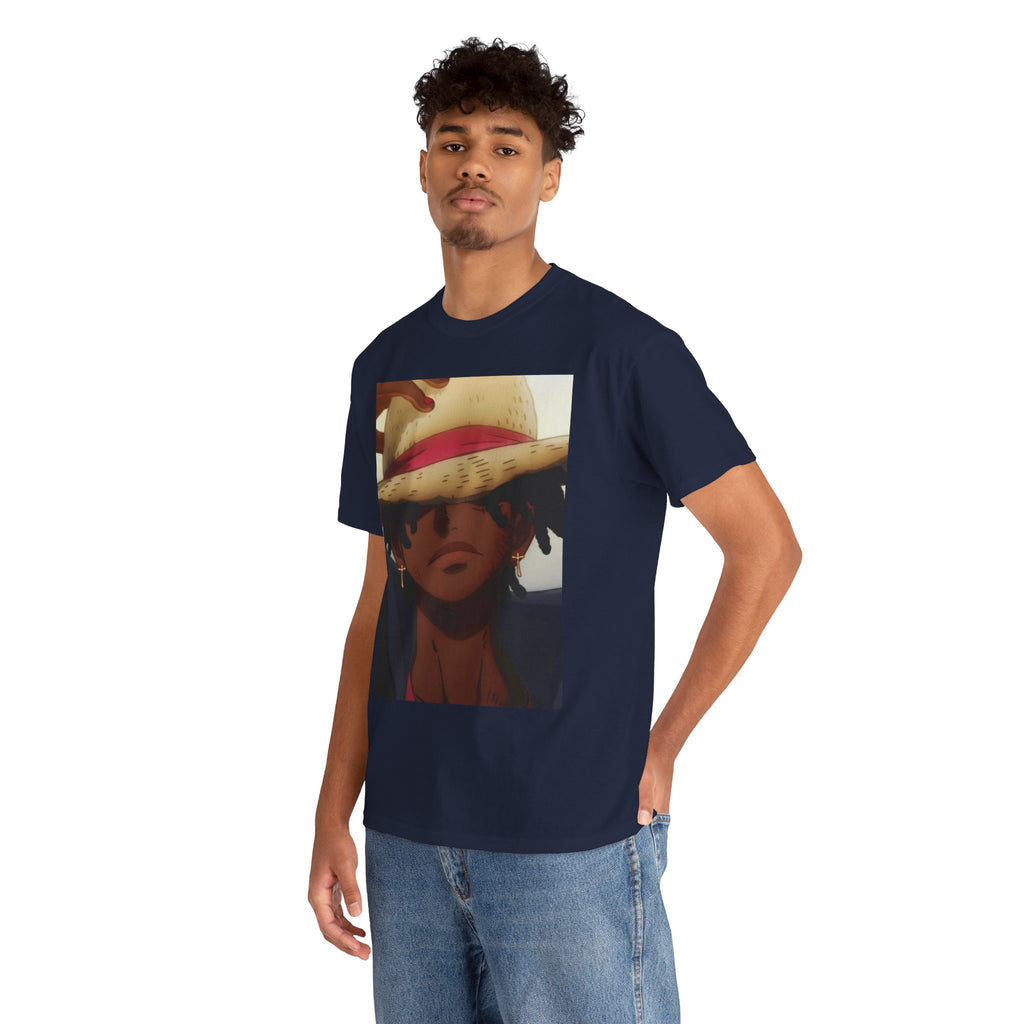 One Piece Luffy Straw Hat T‑Shirt — Anime Pirate Crew Graphic Tee