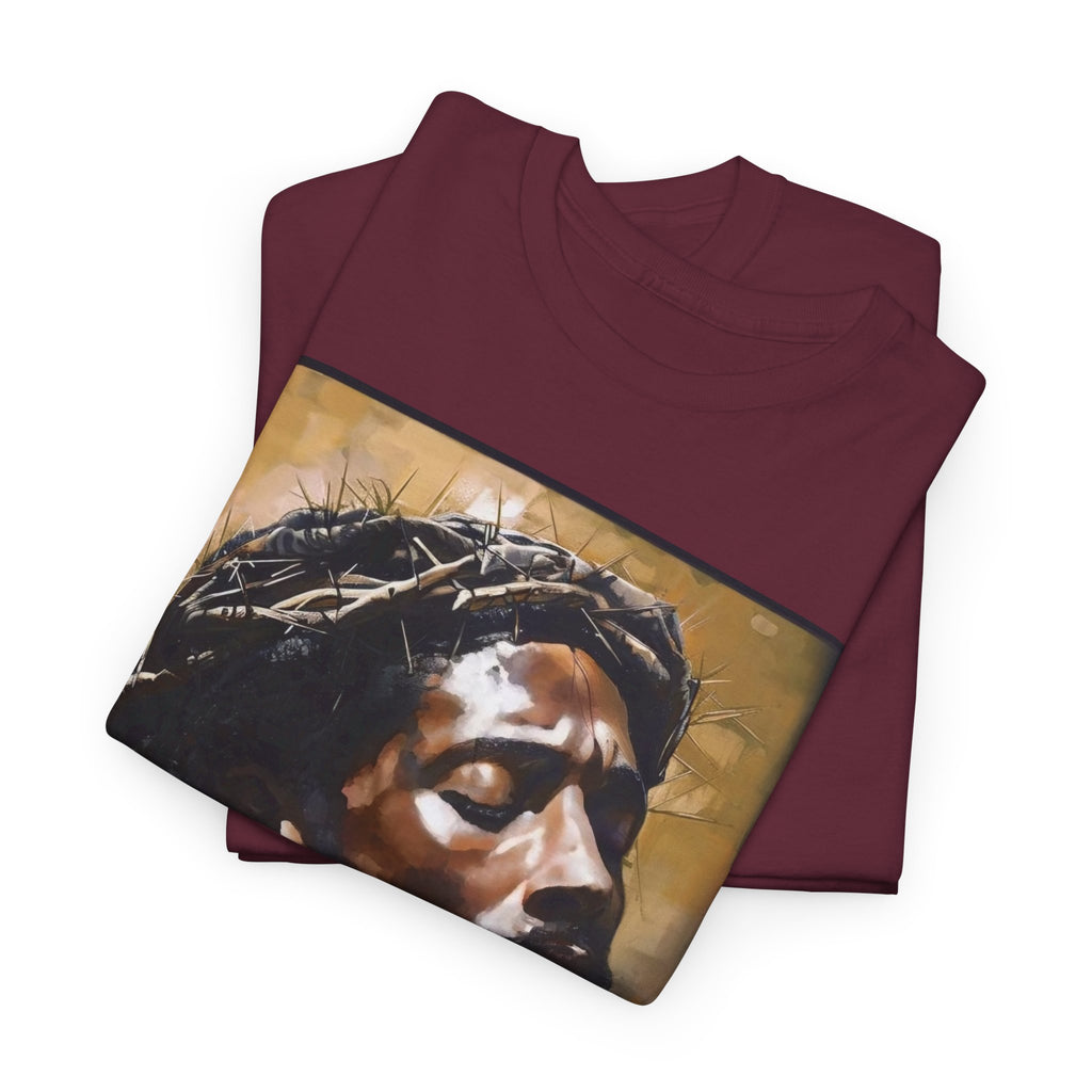 Jesus Portrait Tee with 'This Is Not A Boycott — This Is A Wealth Transfer' Back Emblem