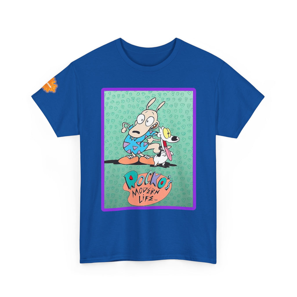 Rocko's Modern Life Cartoon Tee — Retro 90s Nicktoons Graphic T-Shirt