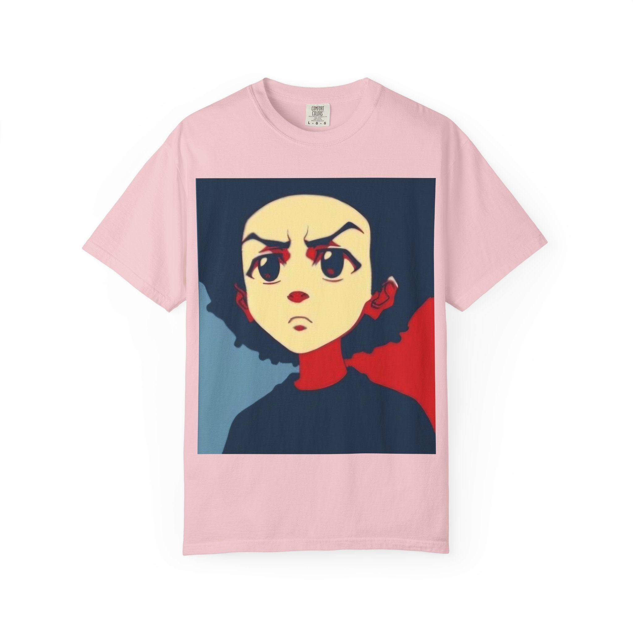 Graphic T-Shirt — Bold Pop-Art Anime Portrait (Front) + “This Is Not A Boycott, It’s A Movement” Fist Emblem (Back)