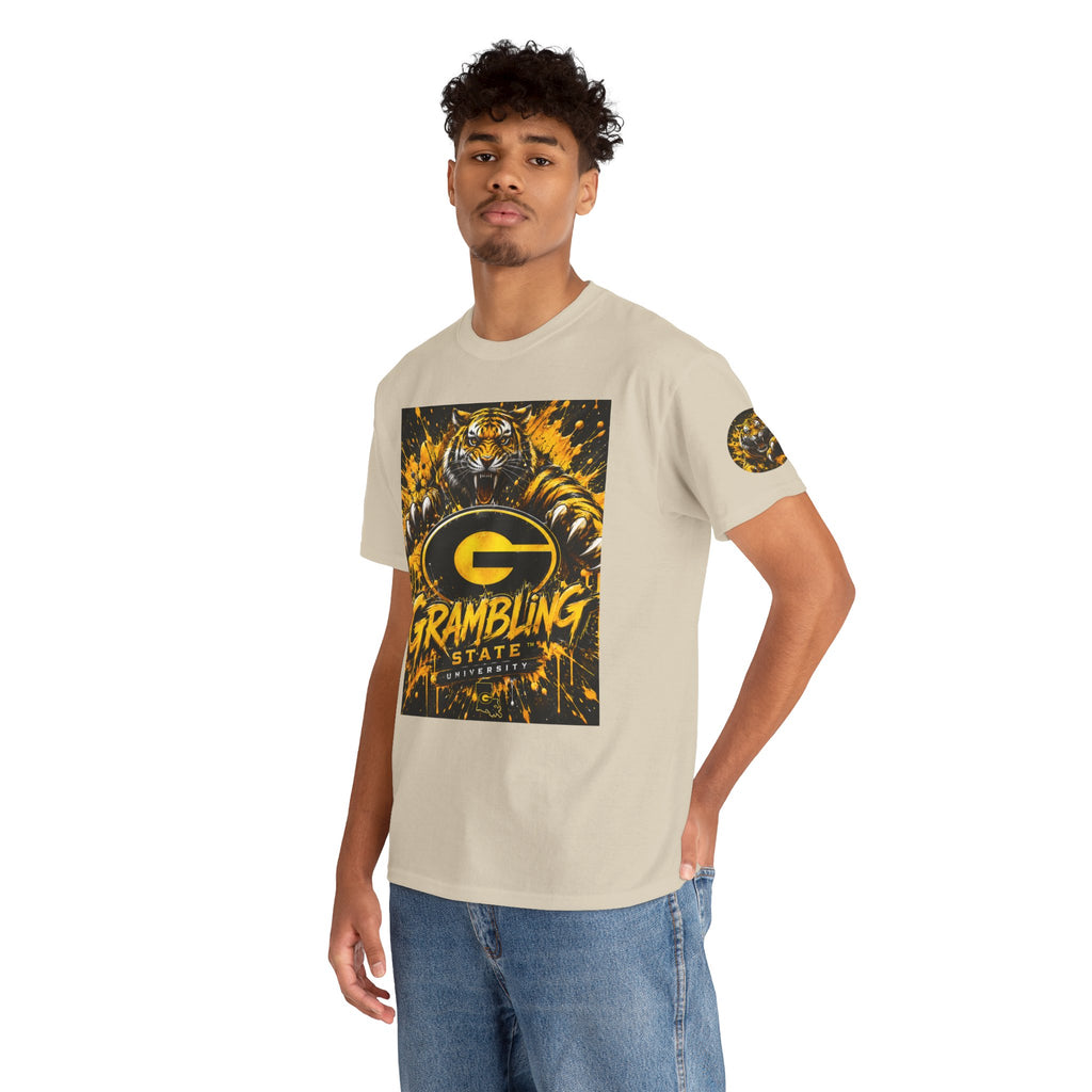 Grambling State Tigers T-Shirt — Roaring Tiger Logo College Tee