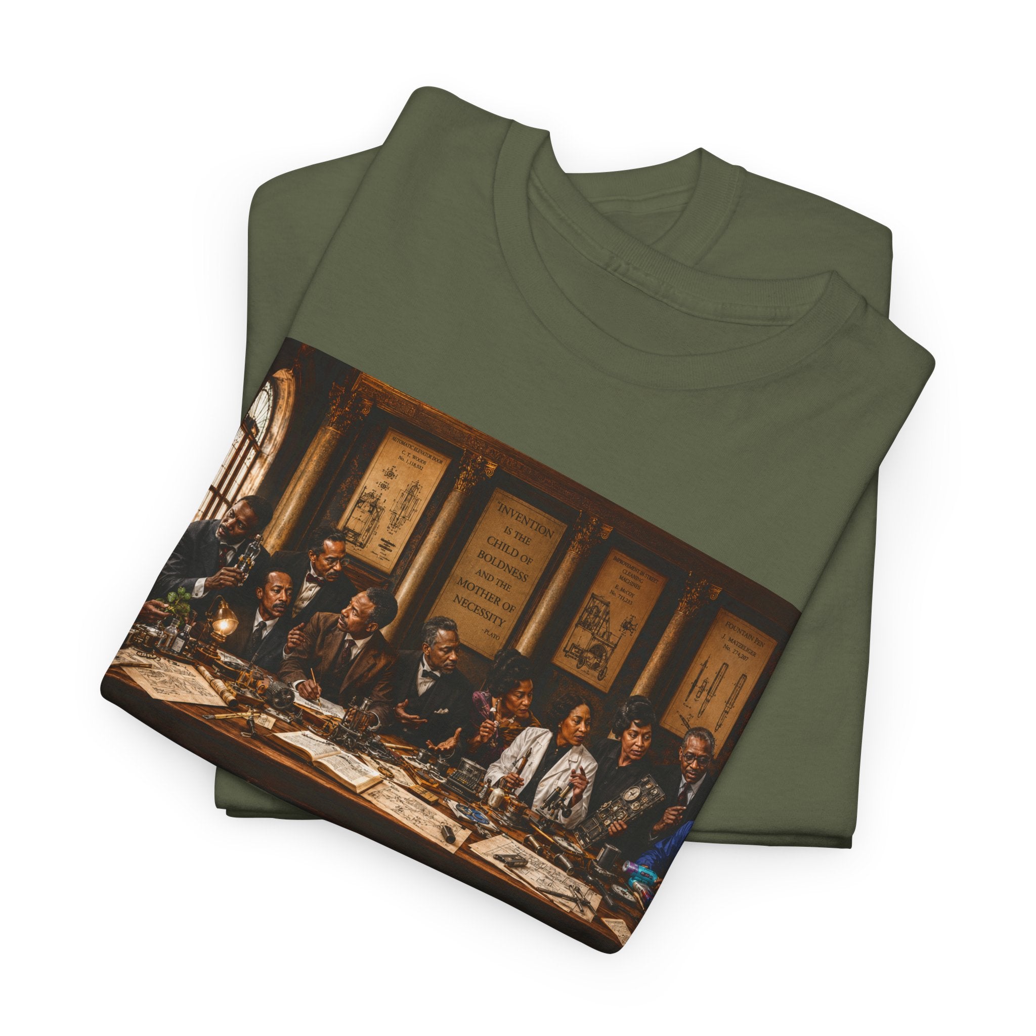 Graphic Tee — 'This Is Not A Boycott' Fist Emblem with Vintage Group Portrait