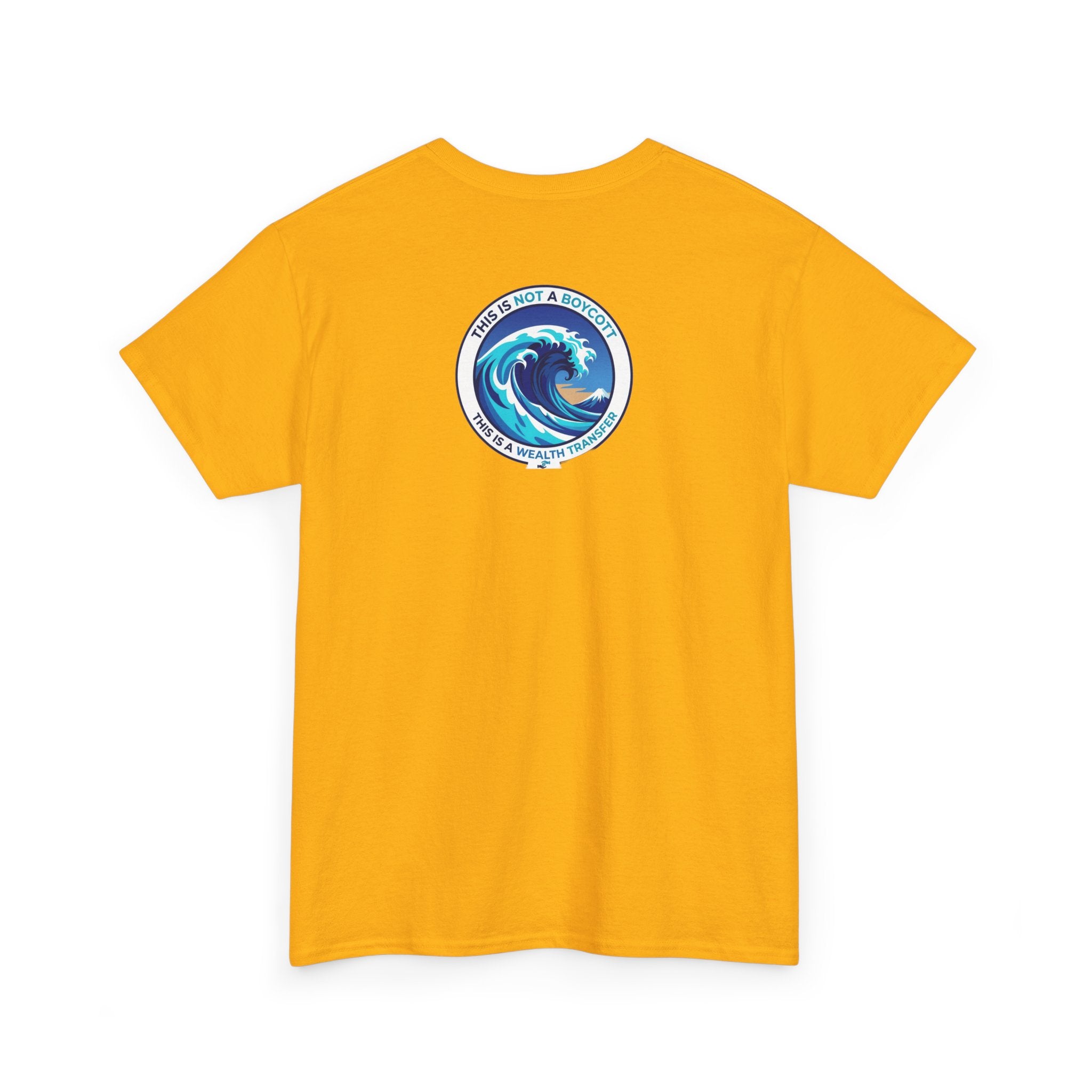 T-Shirt — Coastal Wave Graphic Tee (Ocean Sunset Wave Art)