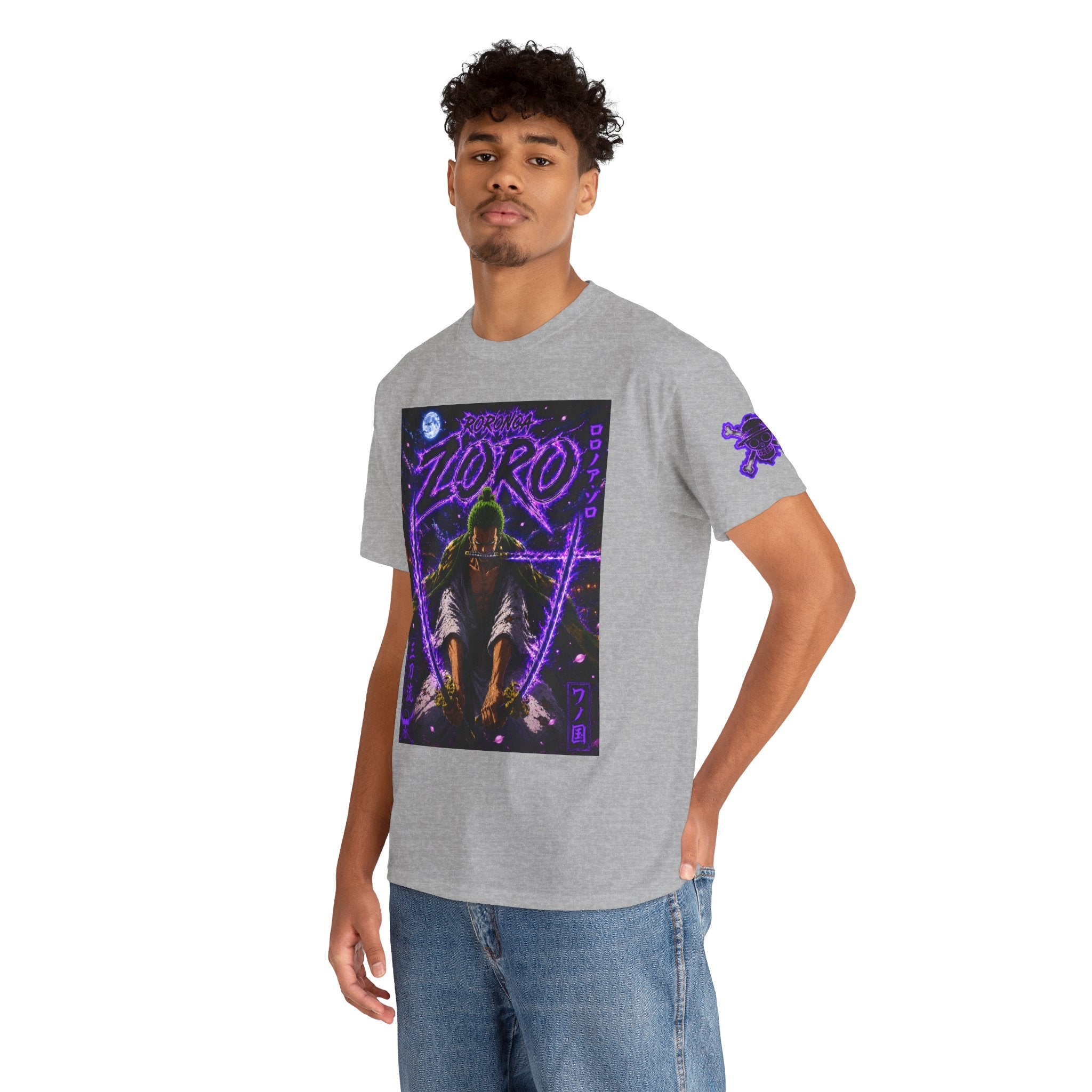 Zoro Neon Samurai T‑Shirt