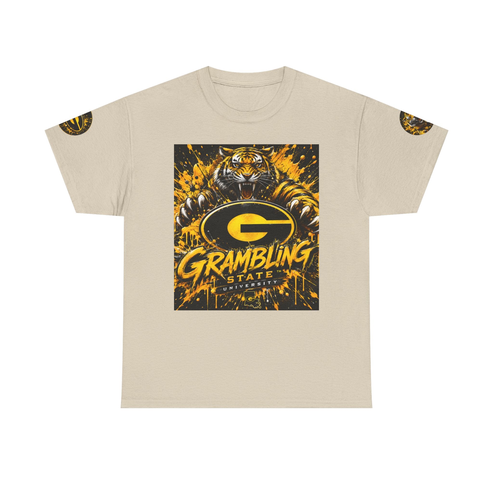 Grambling State Tigers T-Shirt — Roaring Tiger Logo College Tee