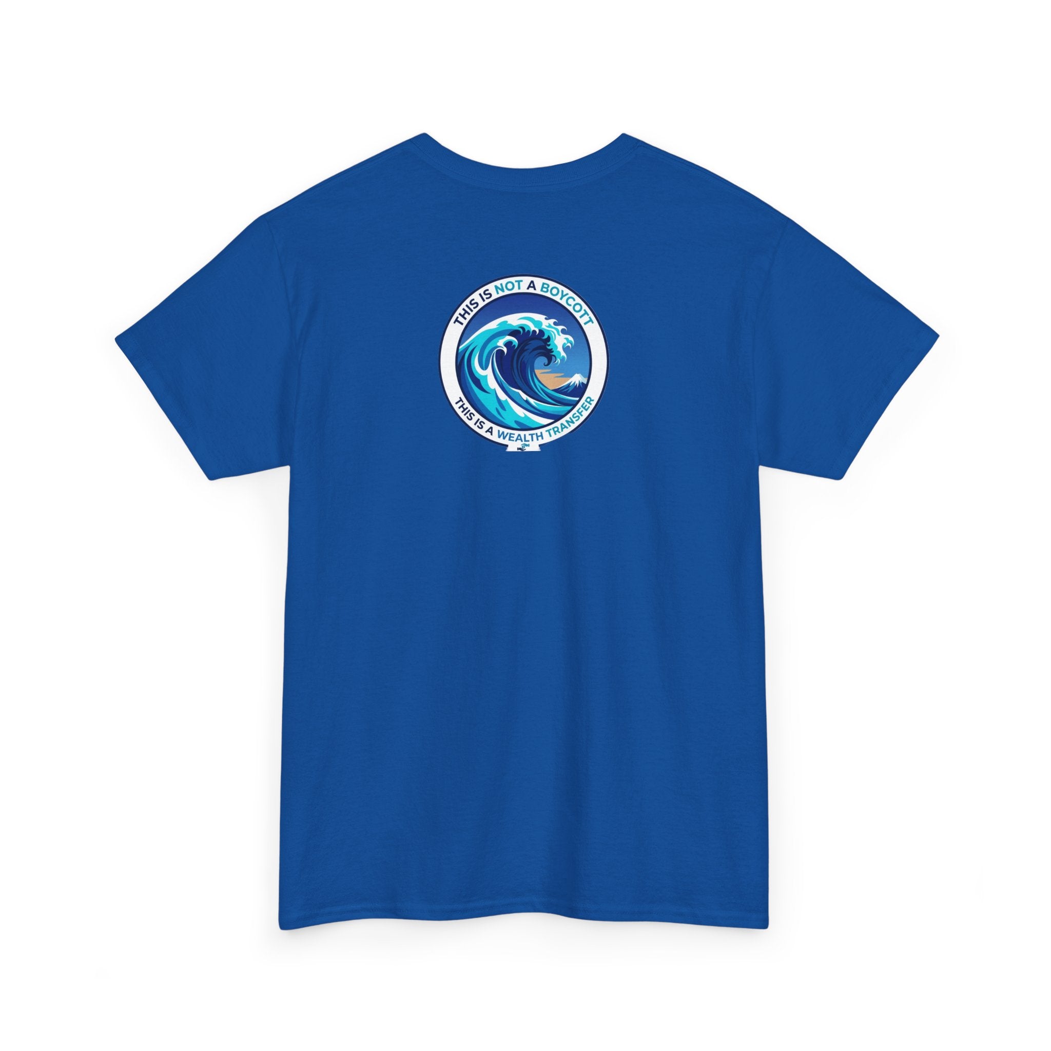 T-Shirt — Coastal Wave Graphic Tee (Ocean Sunset Wave Art)