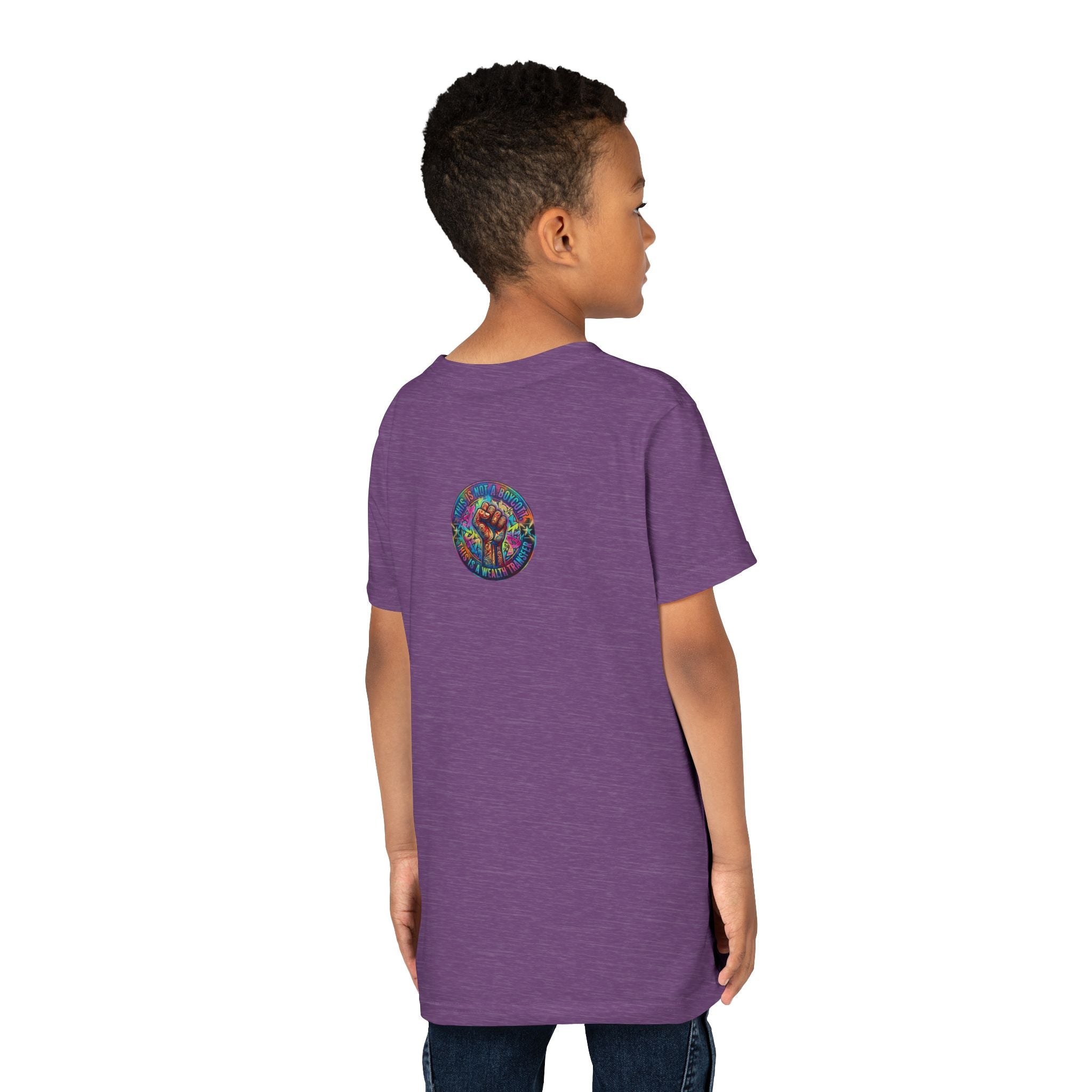 Neon Power Button Tee — Gamer Screen Escape Youth T-Shirt