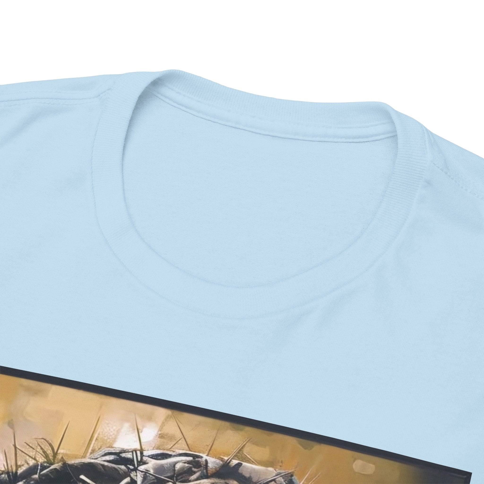 Jesus Portrait Tee with 'This Is Not A Boycott — This Is A Wealth Transfer' Back Emblem