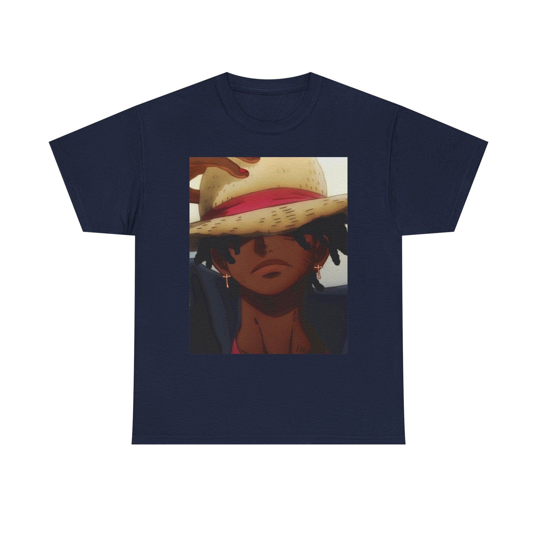 One Piece Luffy Straw Hat T‑Shirt — Anime Pirate Crew Graphic Tee