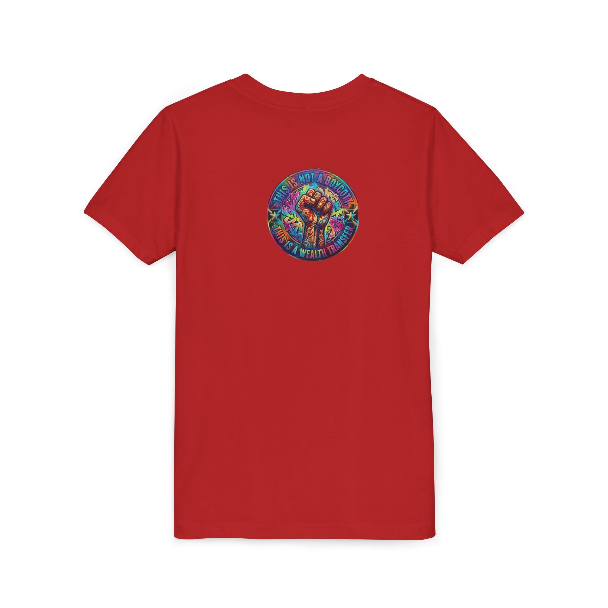 Retro Pixel Explosion Youth Tee — Smiling Avatar, Hearts, Gems & Controllers
