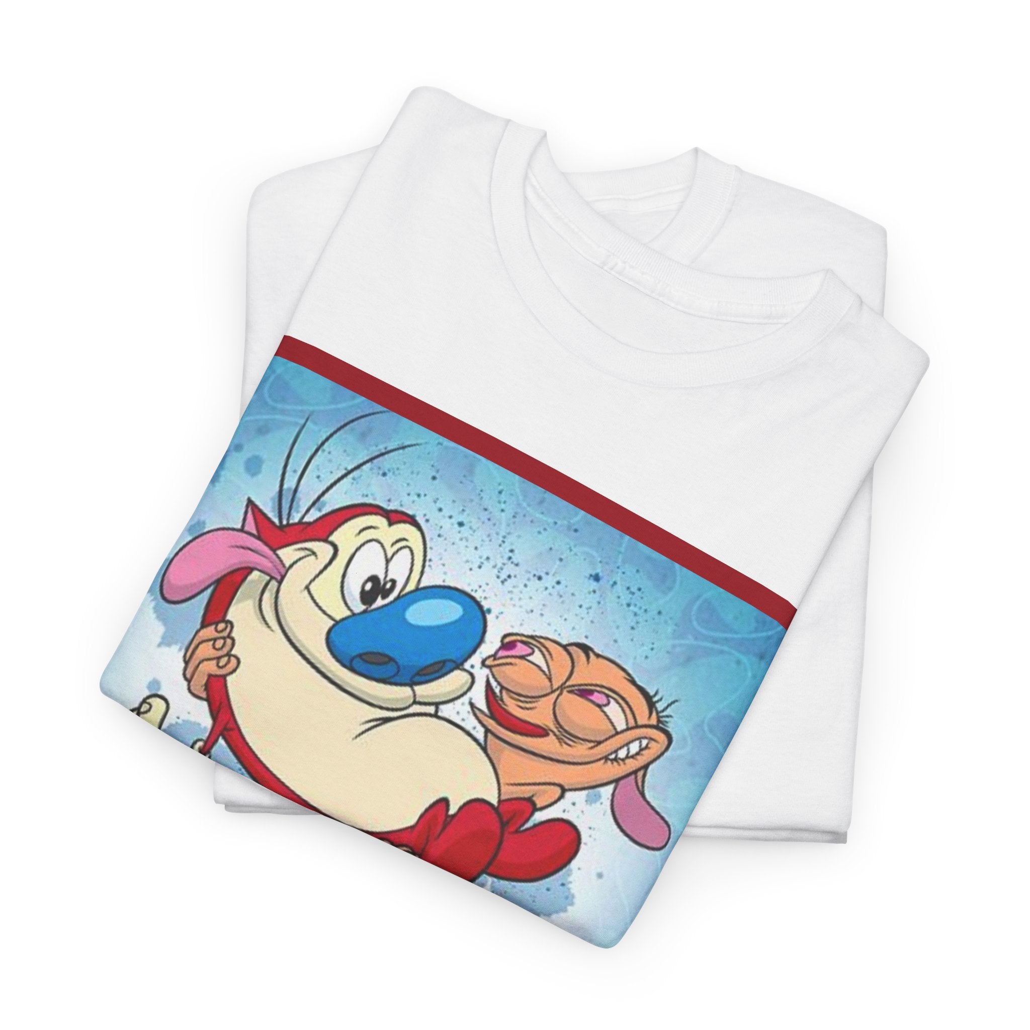 Ren & Stimpy Graphic Tee — Retro Nickelodeon Cartoon T-Shirt
