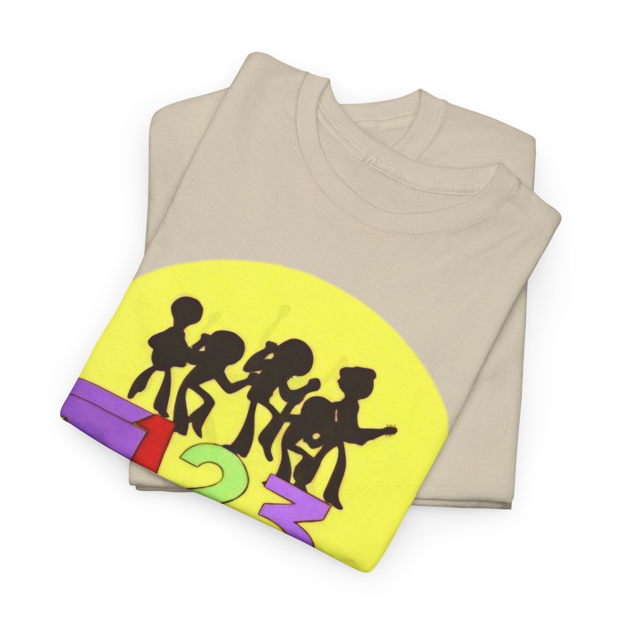 ABC 123 Kids Music Tee — Colorful Educational Rhythm Shirt