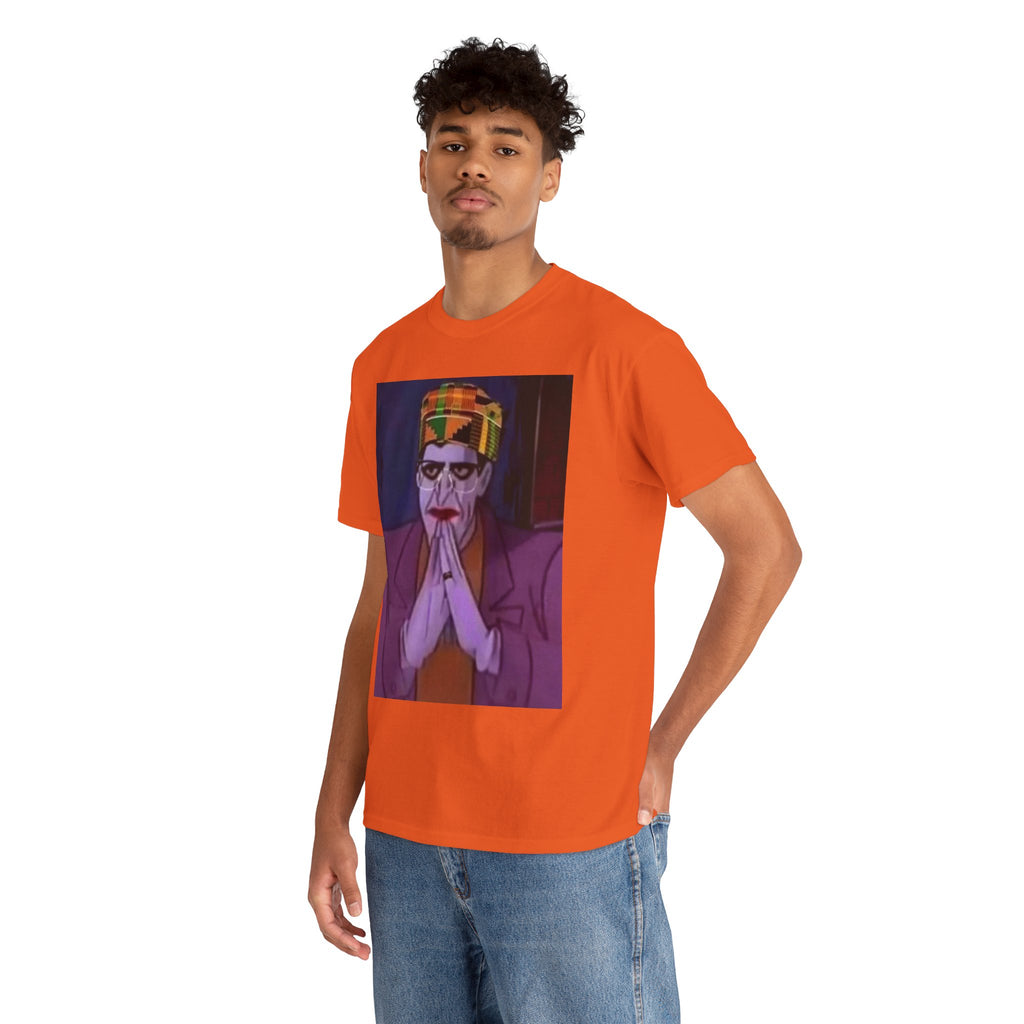Graphic Tee — Vintage Afrocentric Joker Portrait & Psychedelic Raised Fist Art