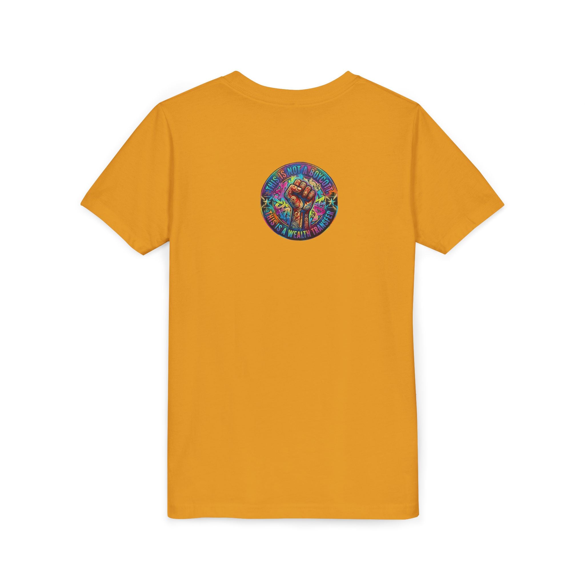 Youth Tee — “BUILD. CREATE. WIN.” Neon Builder City Design