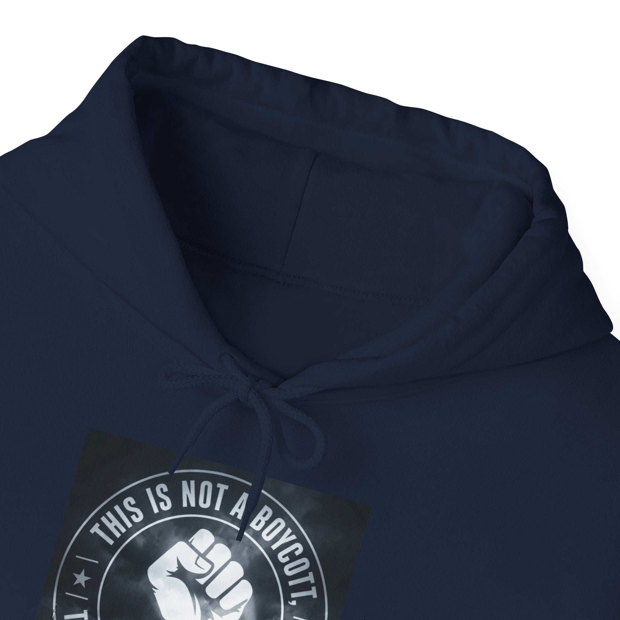 Hoodie — "This Is Not a Moment" Raised Fist Social Justice Pullover