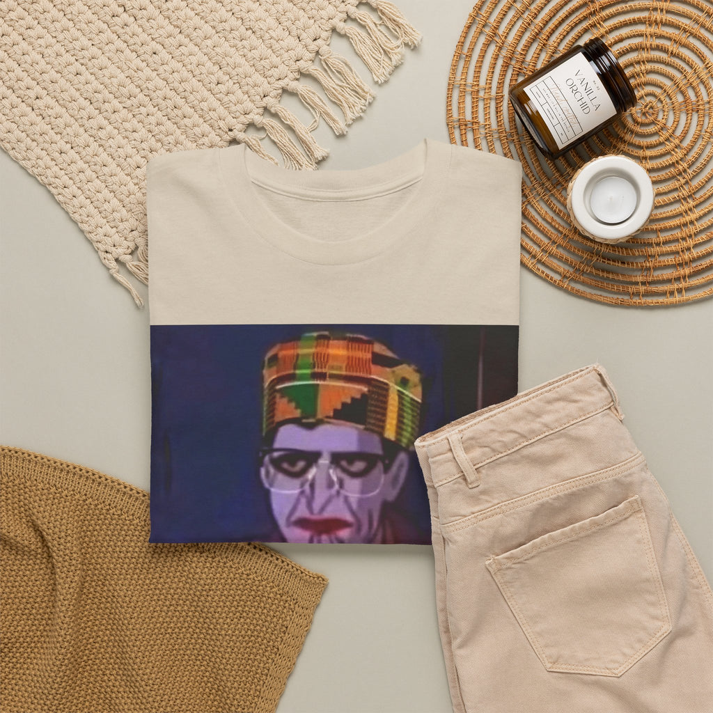 Graphic Tee — Vintage Afrocentric Joker Portrait & Psychedelic Raised Fist Art