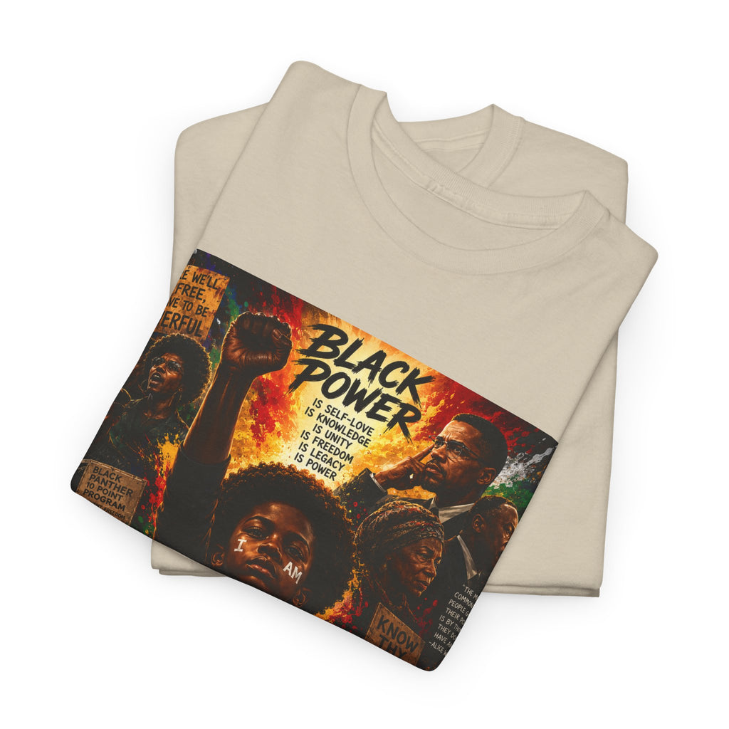 Black Power T‑Shirt — 'This Is Not A Boycott, This Is A Wealth Transfer' Protest Tee