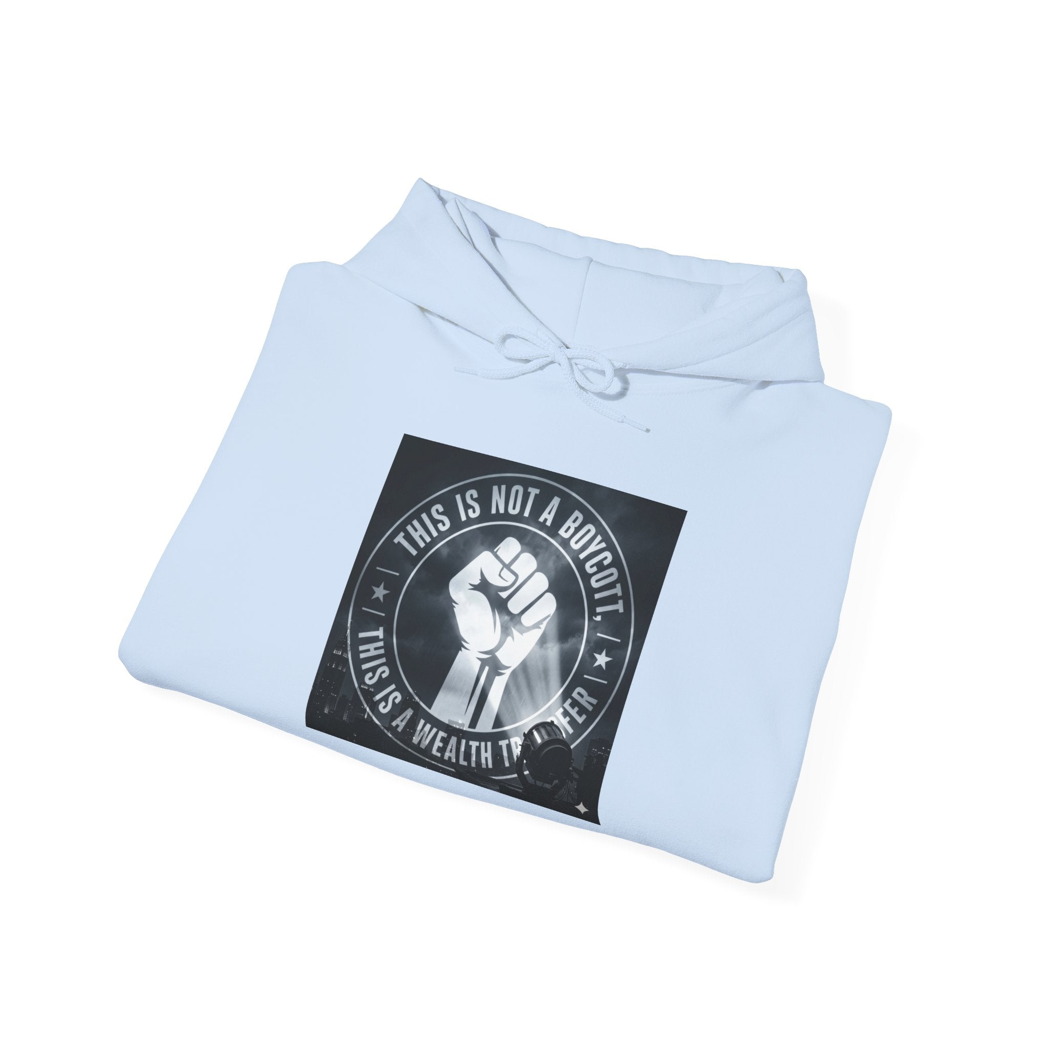 Hoodie — "This Is Not a Moment" Raised Fist Social Justice Pullover