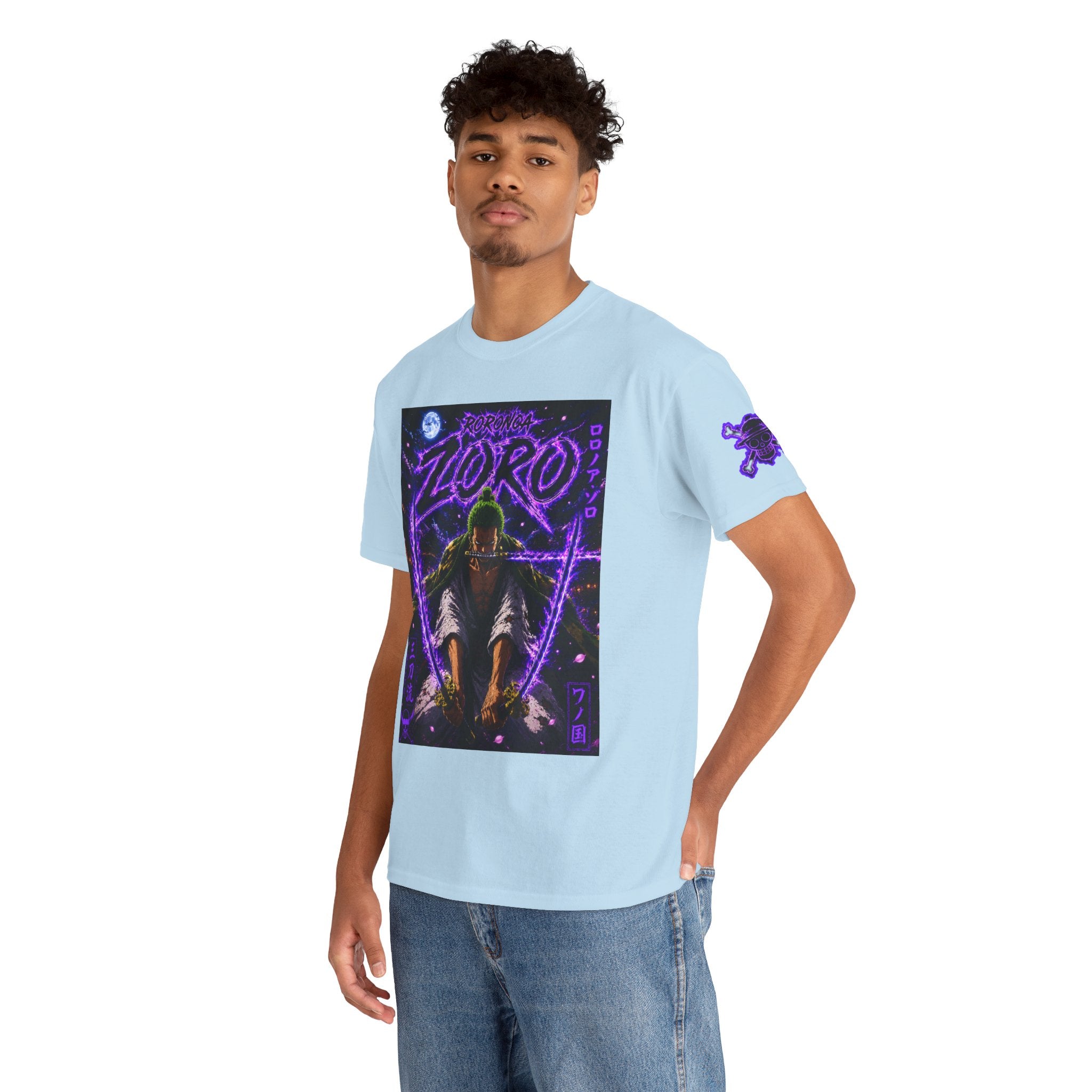 Zoro Neon Samurai T‑Shirt