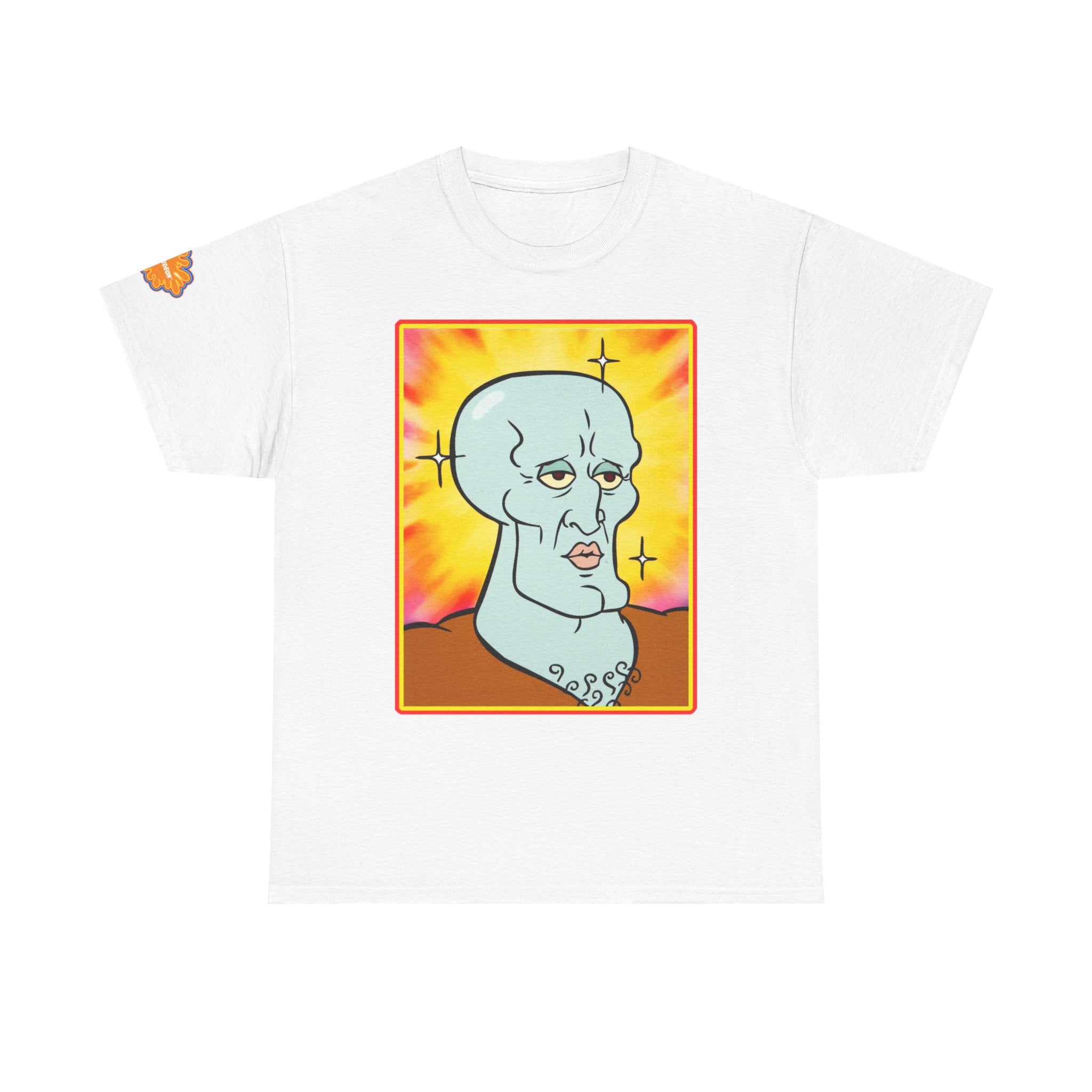 Handsome Squidward Portrait T‑Shirt — Retro Nickelodeon Graphic Tee