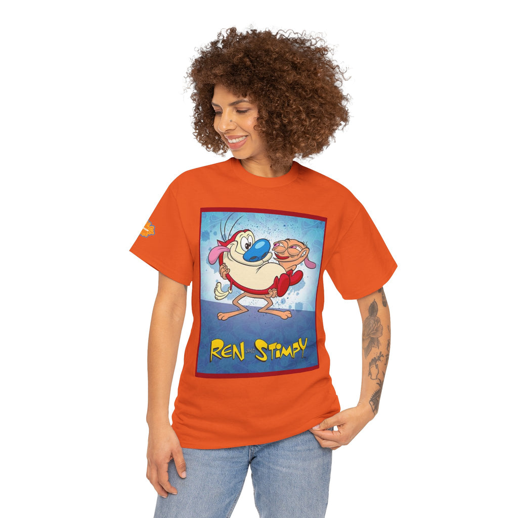 Ren & Stimpy Graphic Tee — Retro Nickelodeon Cartoon T-Shirt