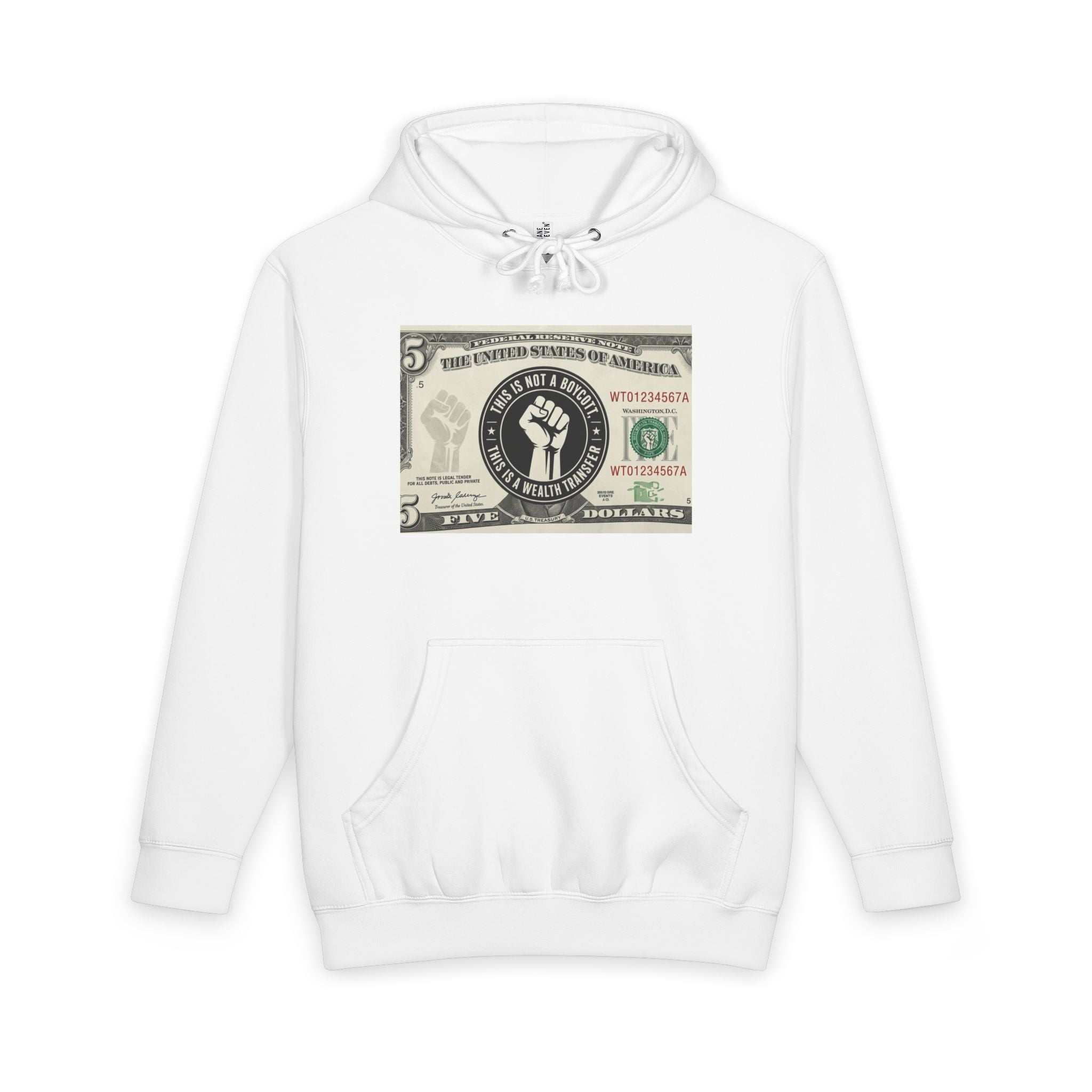 Copy of Wealth Transfer Hoodie — "This Is Not A Boycott" Protest Money Graphic
