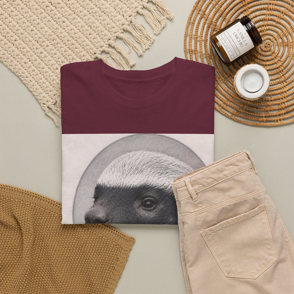 Badger Portrait Tee — "Which One of Y’all MF Said Something About a Home?" Graphic T‑Shirt