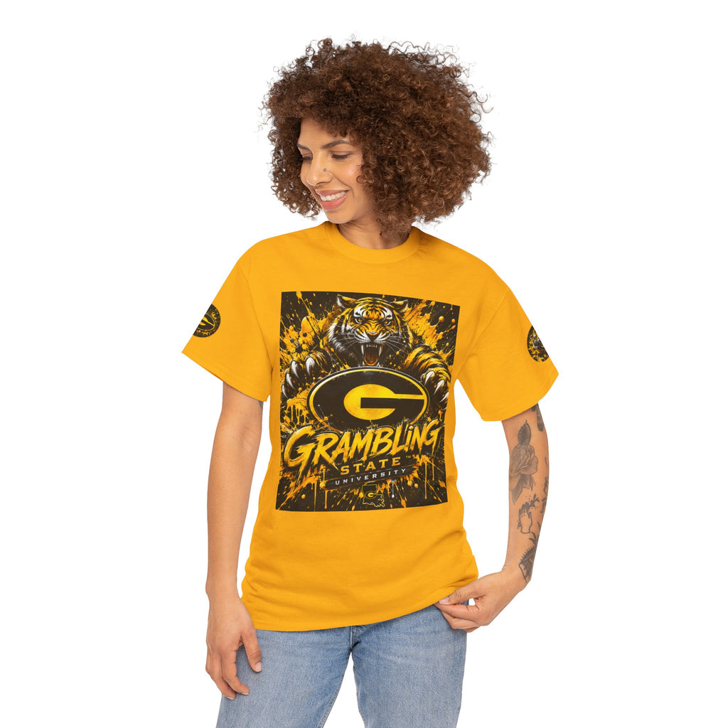 Grambling State Tigers T-Shirt — Roaring Tiger Logo College Tee