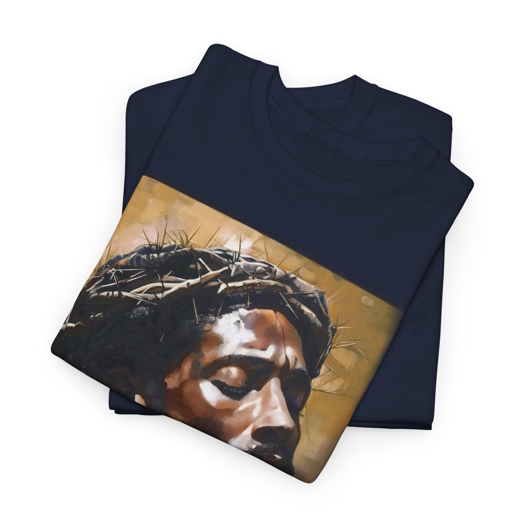 Jesus Portrait Tee with 'This Is Not A Boycott — This Is A Wealth Transfer' Back Emblem