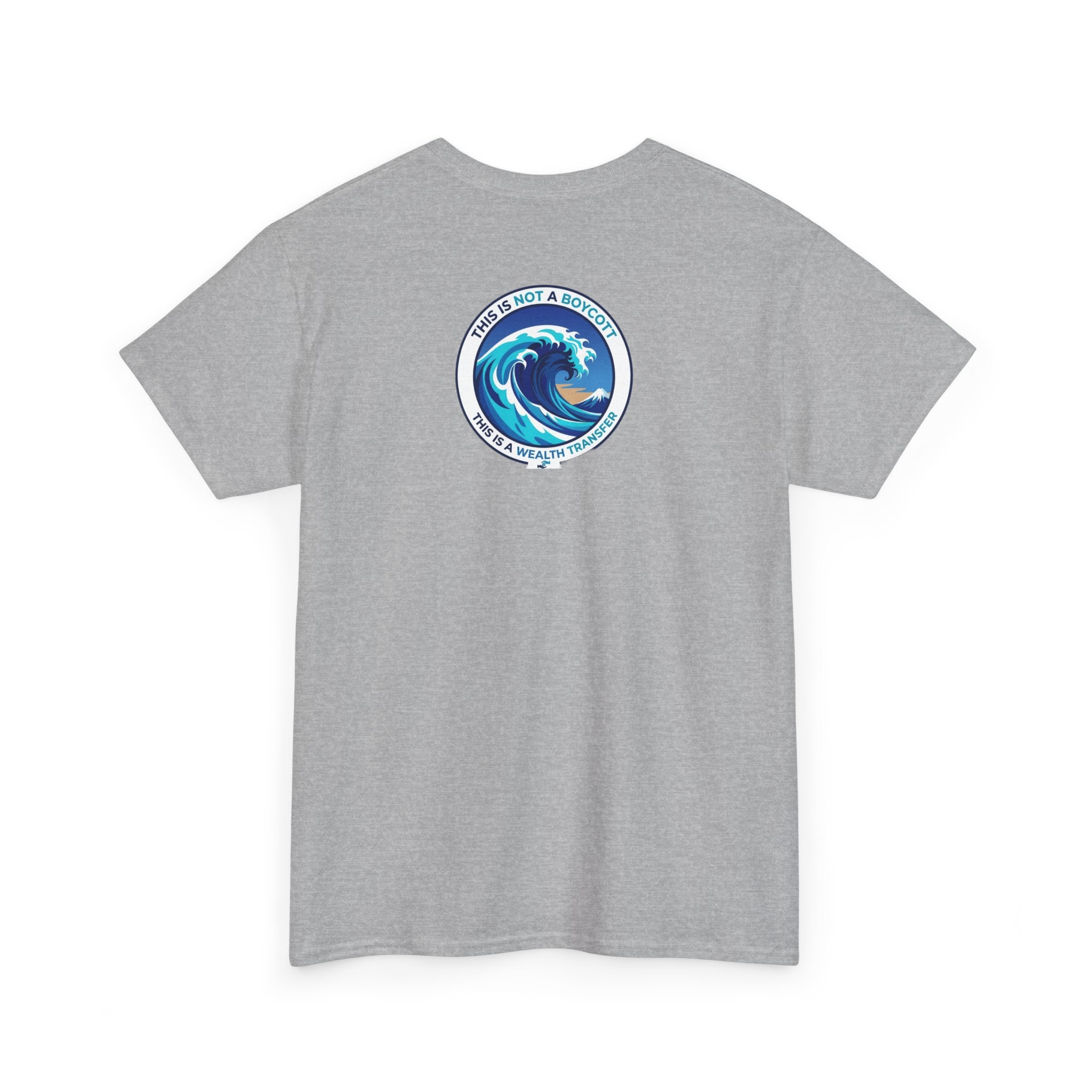 T-Shirt — Coastal Wave Graphic Tee (Ocean Sunset Wave Art)