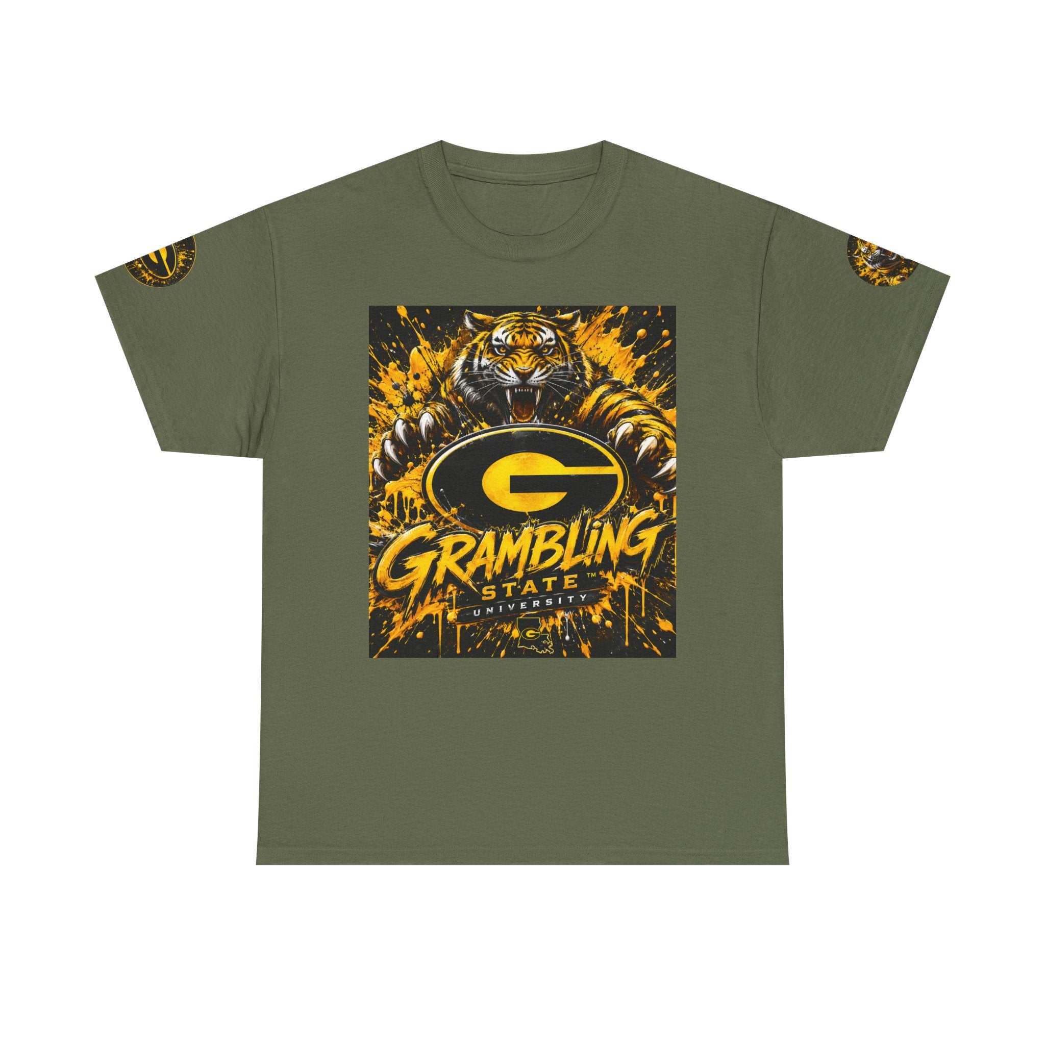 Grambling State Tigers T-Shirt — Roaring Tiger Logo College Tee