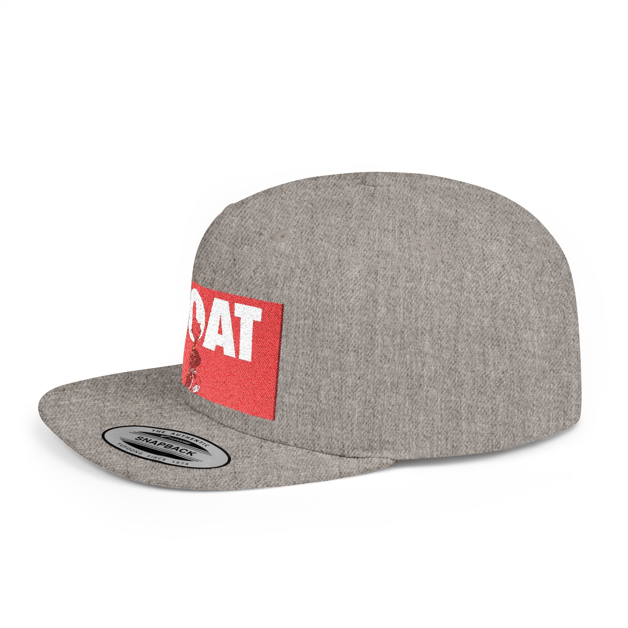 Copy of Flat Bill Snapback Hat — Retro Dance Crew Graphic Cap