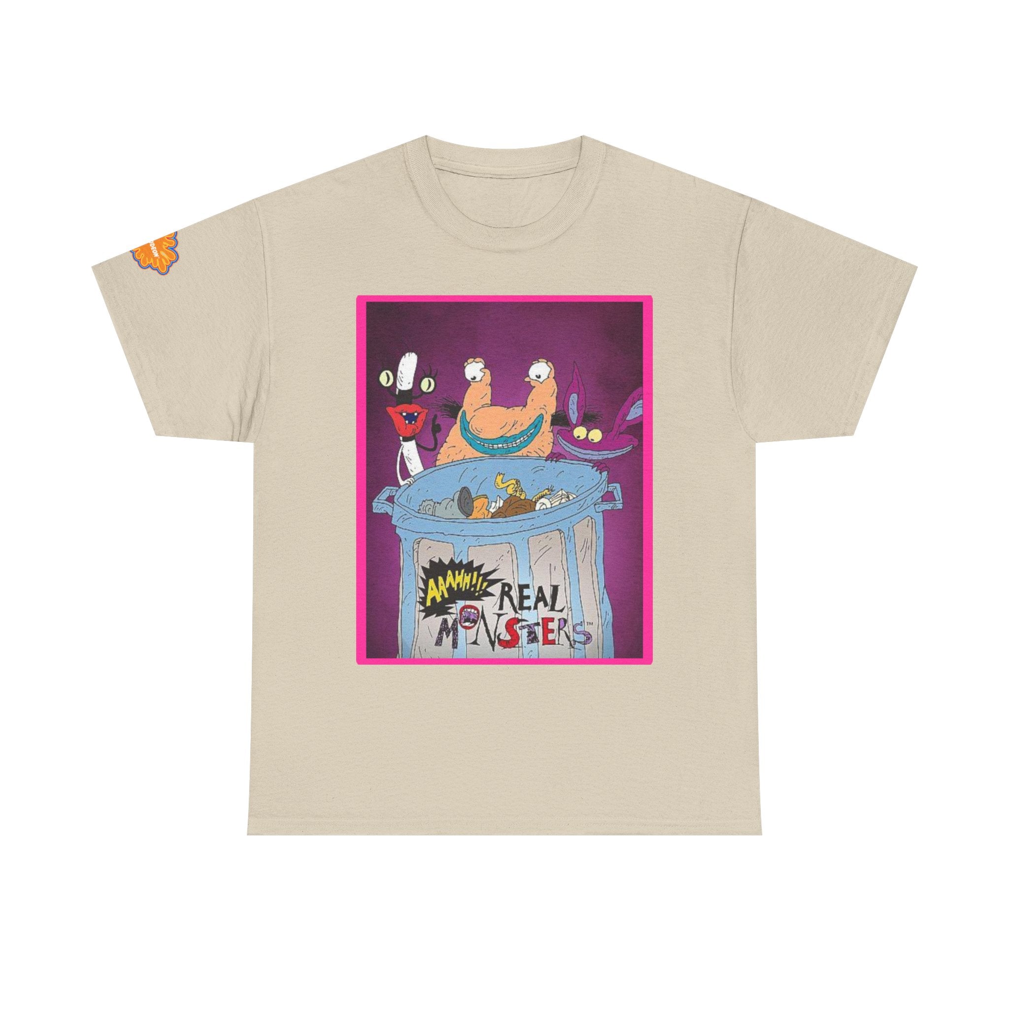 Real Monsters Vintage Cartoon T-Shirt — Nickelodeon Rugrats Crew Tee